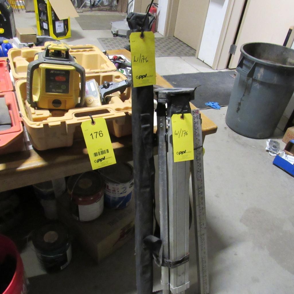 Topcon RL-H4C Laser w/Tripod & Grade Stick (A59076)