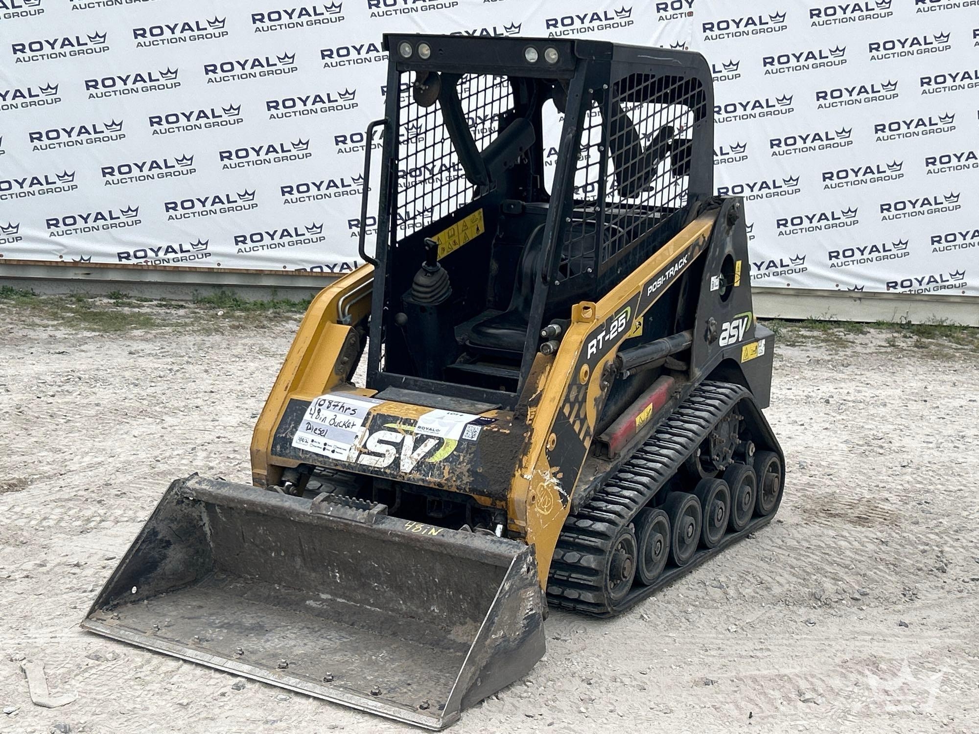 2023 ASV RT-25 Posi-Track Compact Track Loader Skid Steer (A61572)