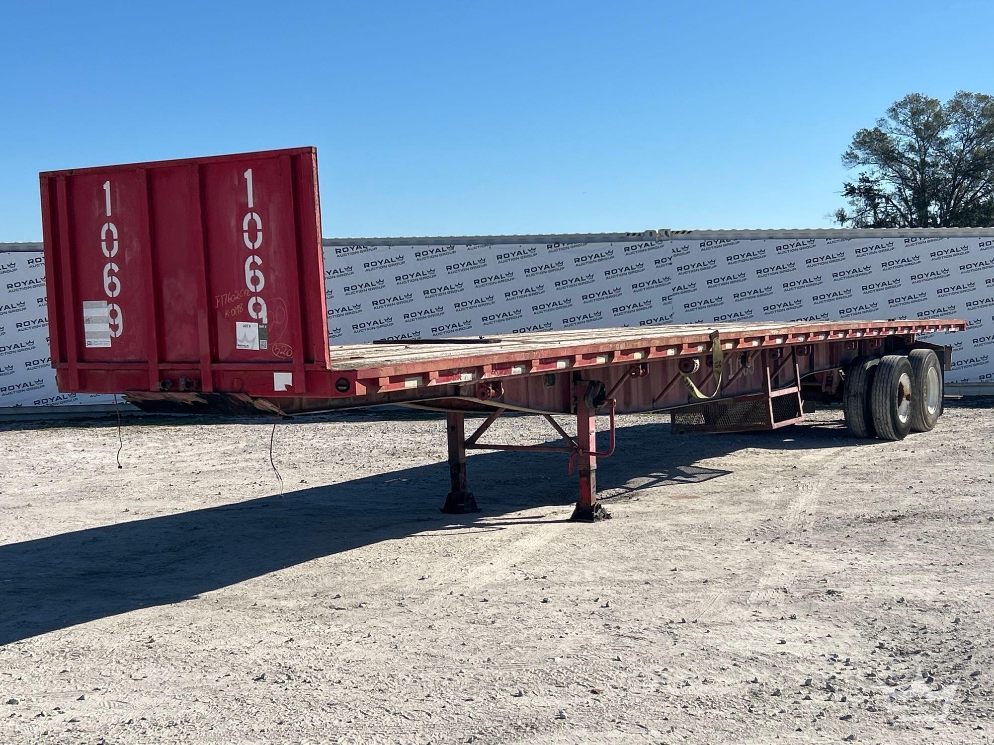 2006 Lufkin 45ft. 40 Ton T/A Flatbed Trailer (A59230)