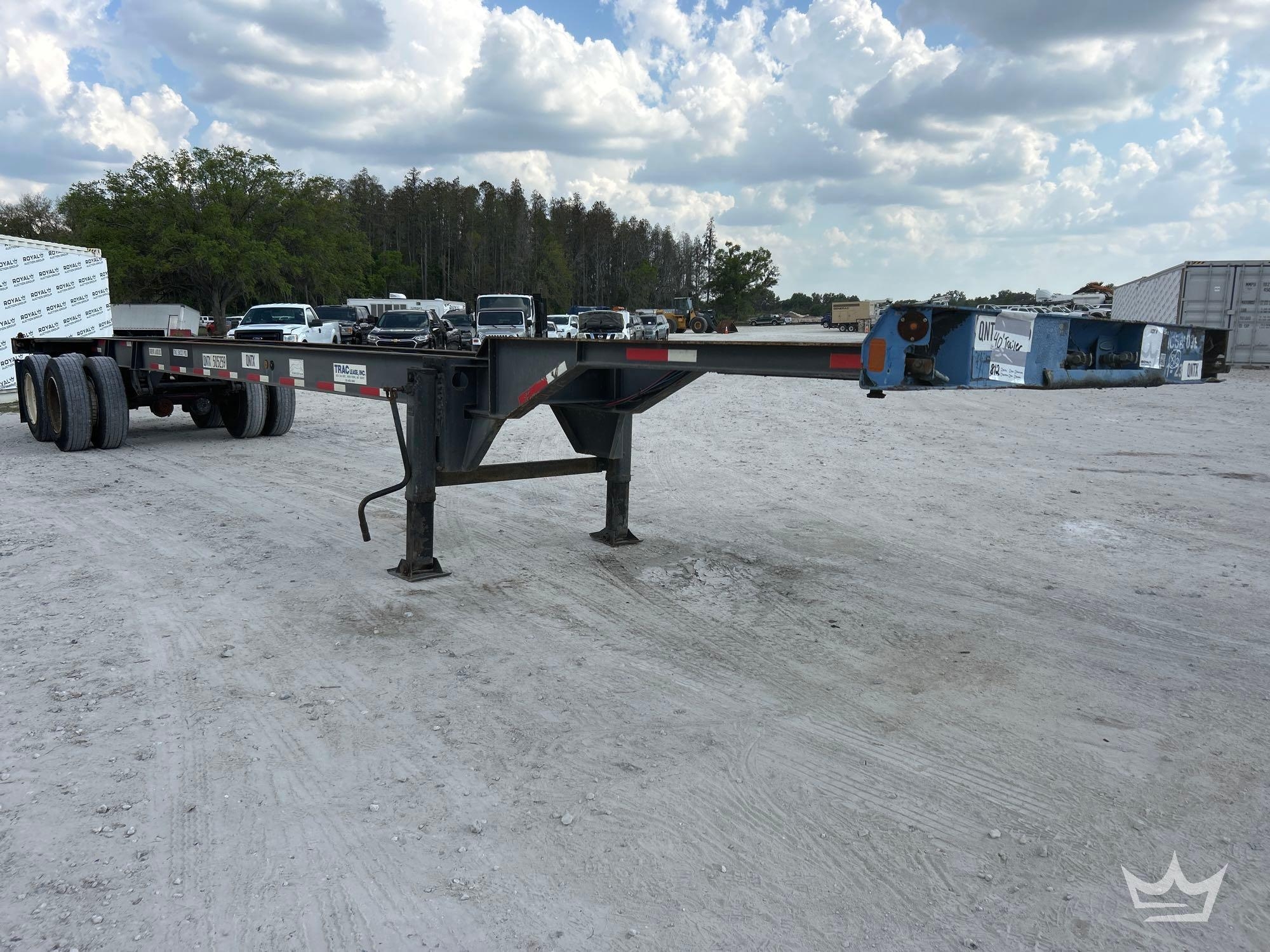 1989 Cheetah Chassis Corp 40ft. 36 Ton T/A Container Trailer (A64556)