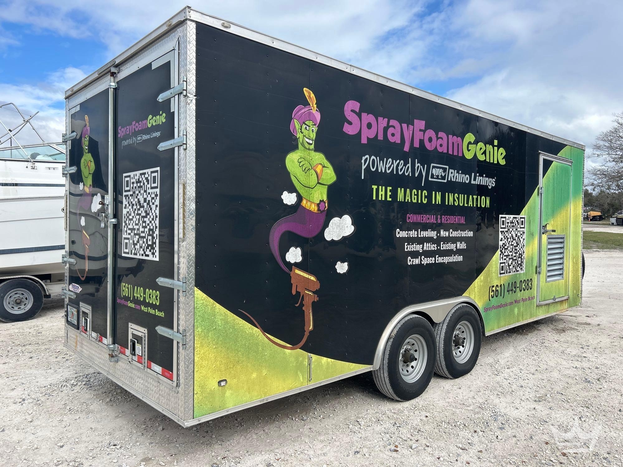 2023 26ft Freedom Trailers Akurate Dynamics T/A Mobile Spray Foam Trailer (A64556)