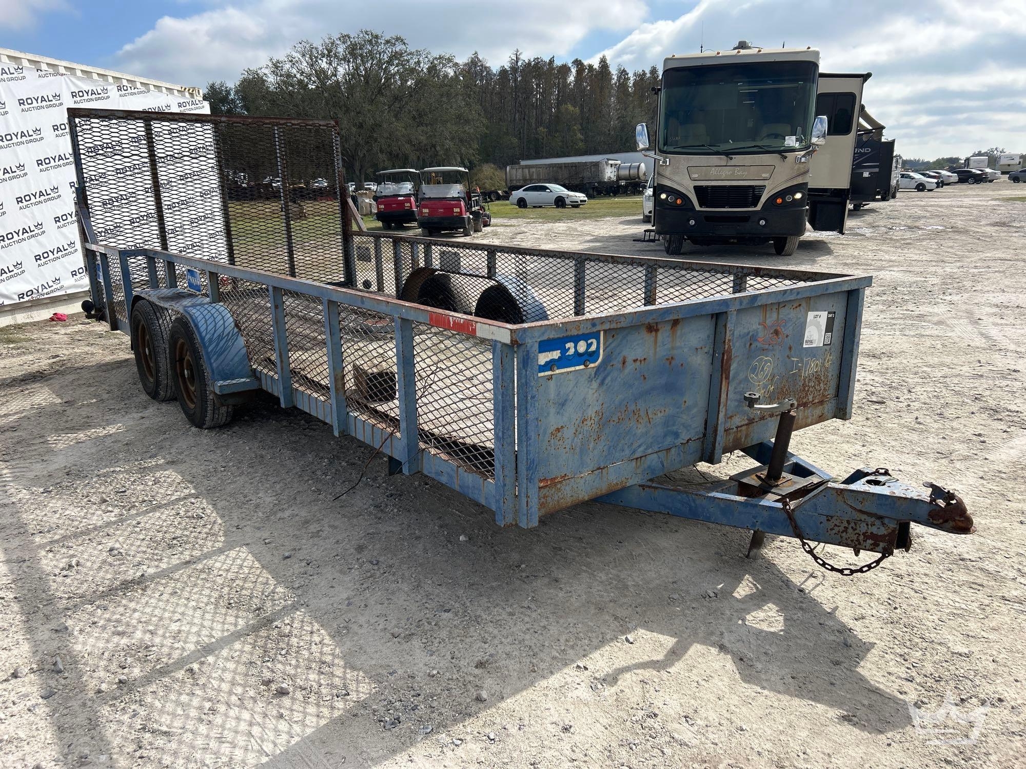 18ft T/A Flatbed Trailer (A59231)