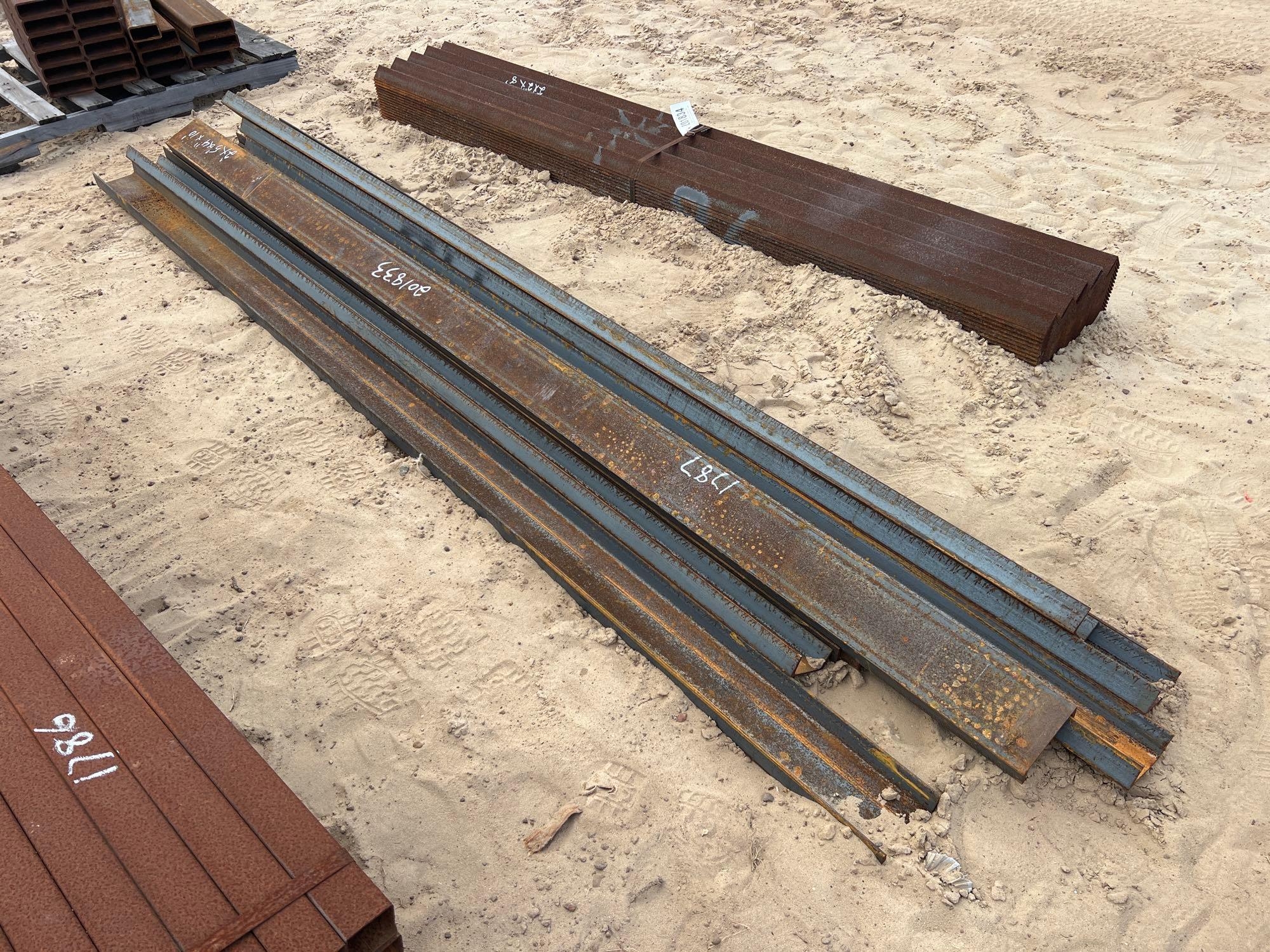 (10) 2" X 5" & 4" X 10' CHANNEL IRON (A54756)