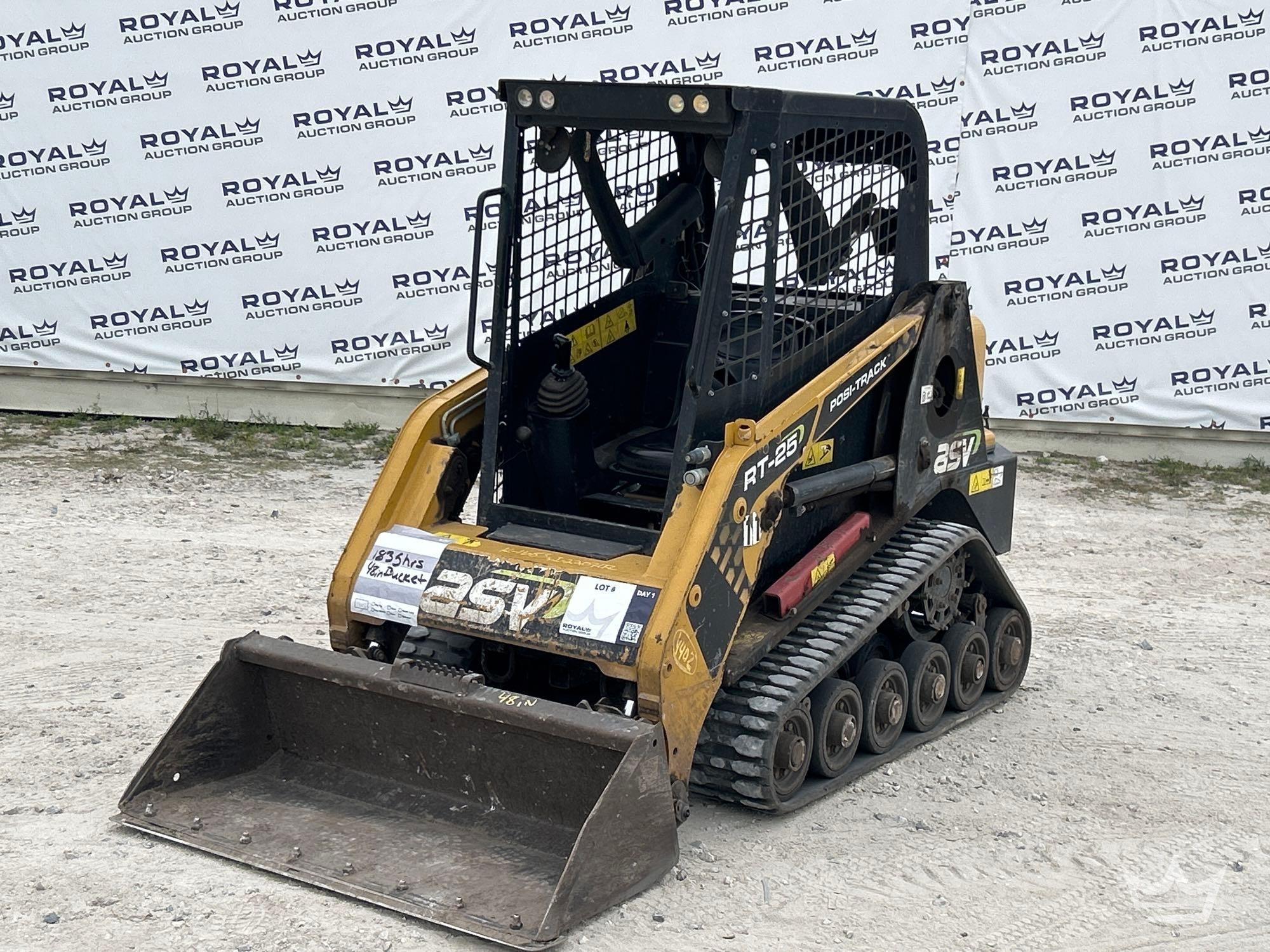 2022 ASV RT-25 Posi-Track Compact Track Loader Skid Steer (A61572)