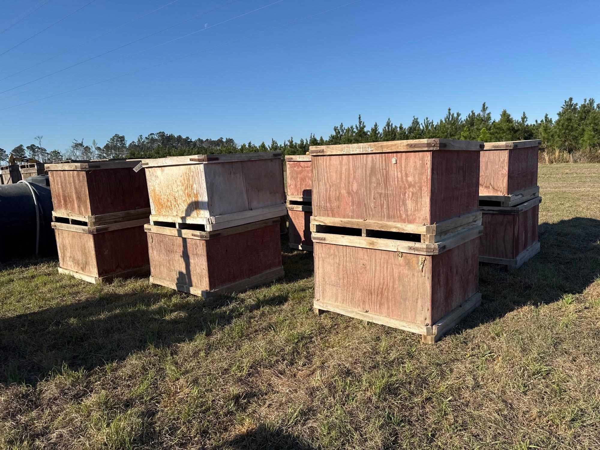 (APPROX. 20) WOOD VEGETABLE BINS (A64276)
