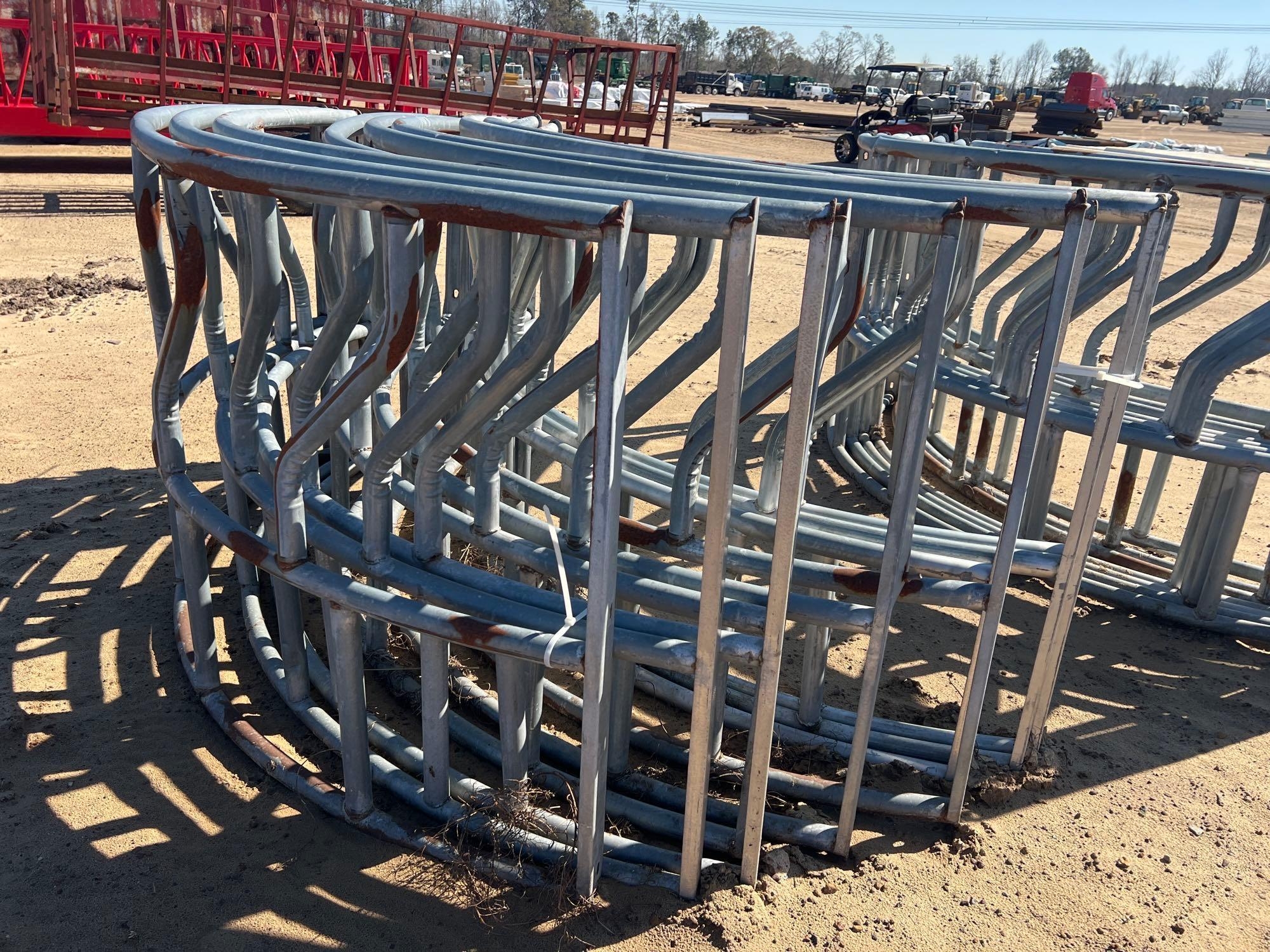 3PC. GALVANIZED HAY RING (A62130)