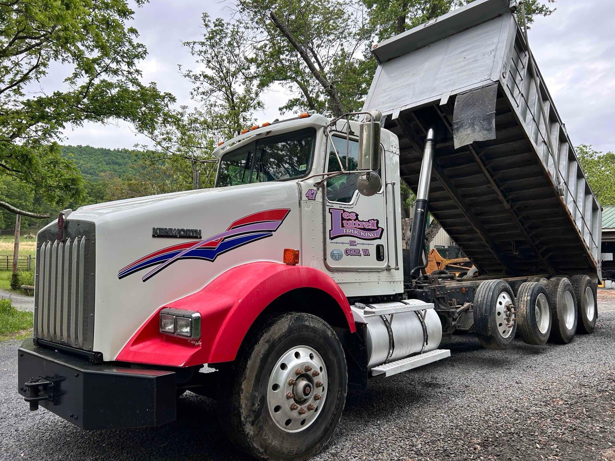 2014 Kenworth T800 4 Axle Dump (A43476)