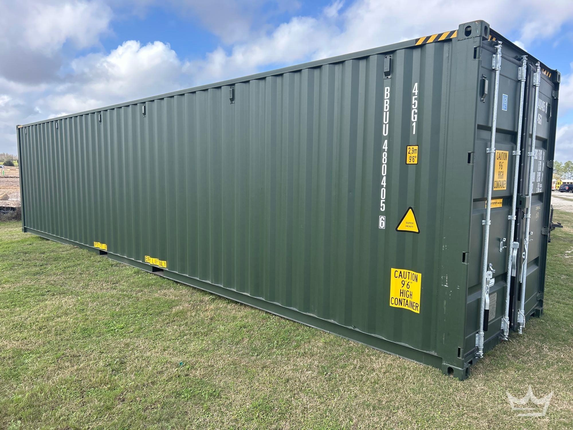 40ft High Cube Shipping Container (A64553)
