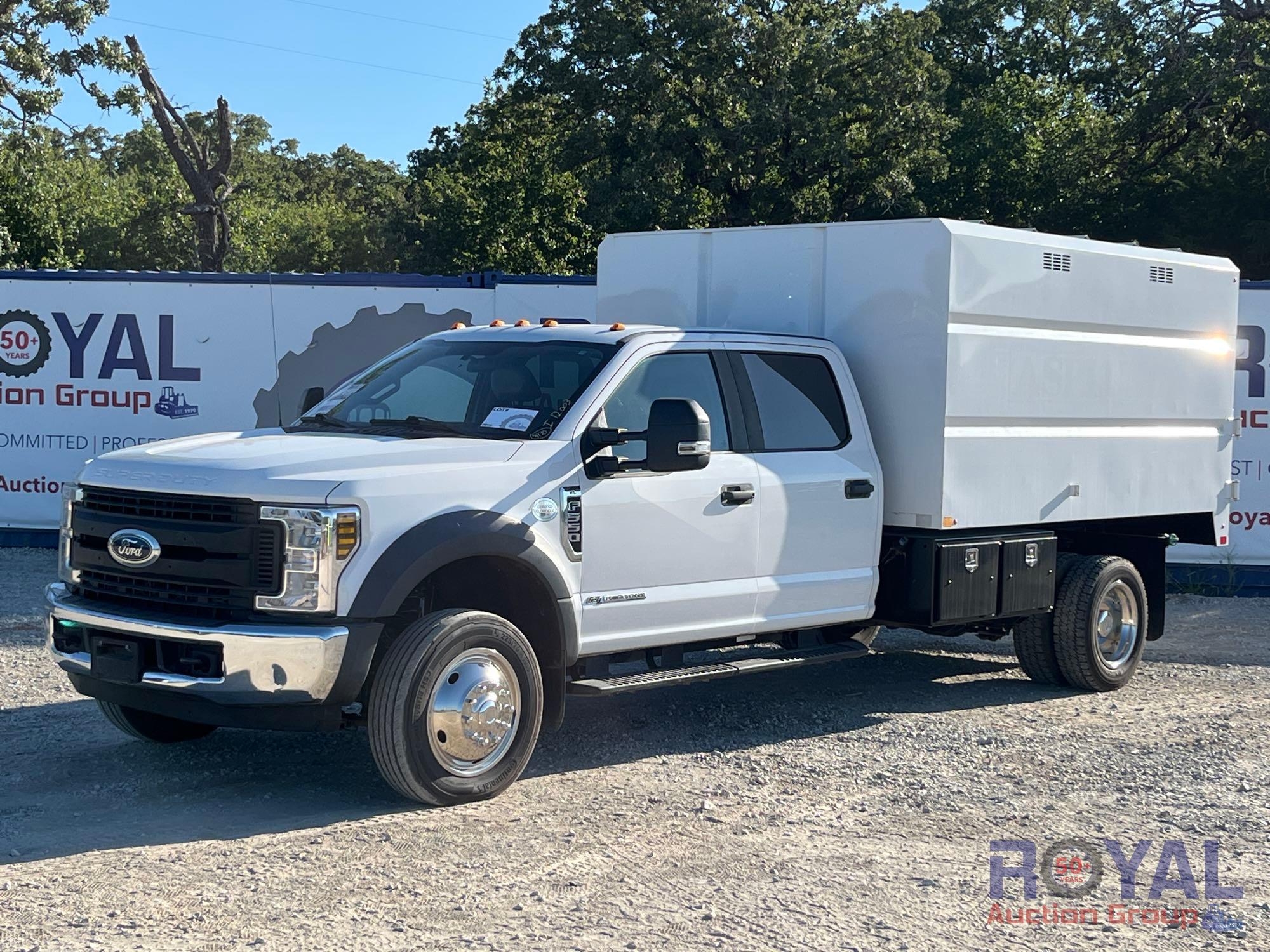 2022 Ford F-550 XL Crew Cab Forestry Chipper Truck (A49461)
