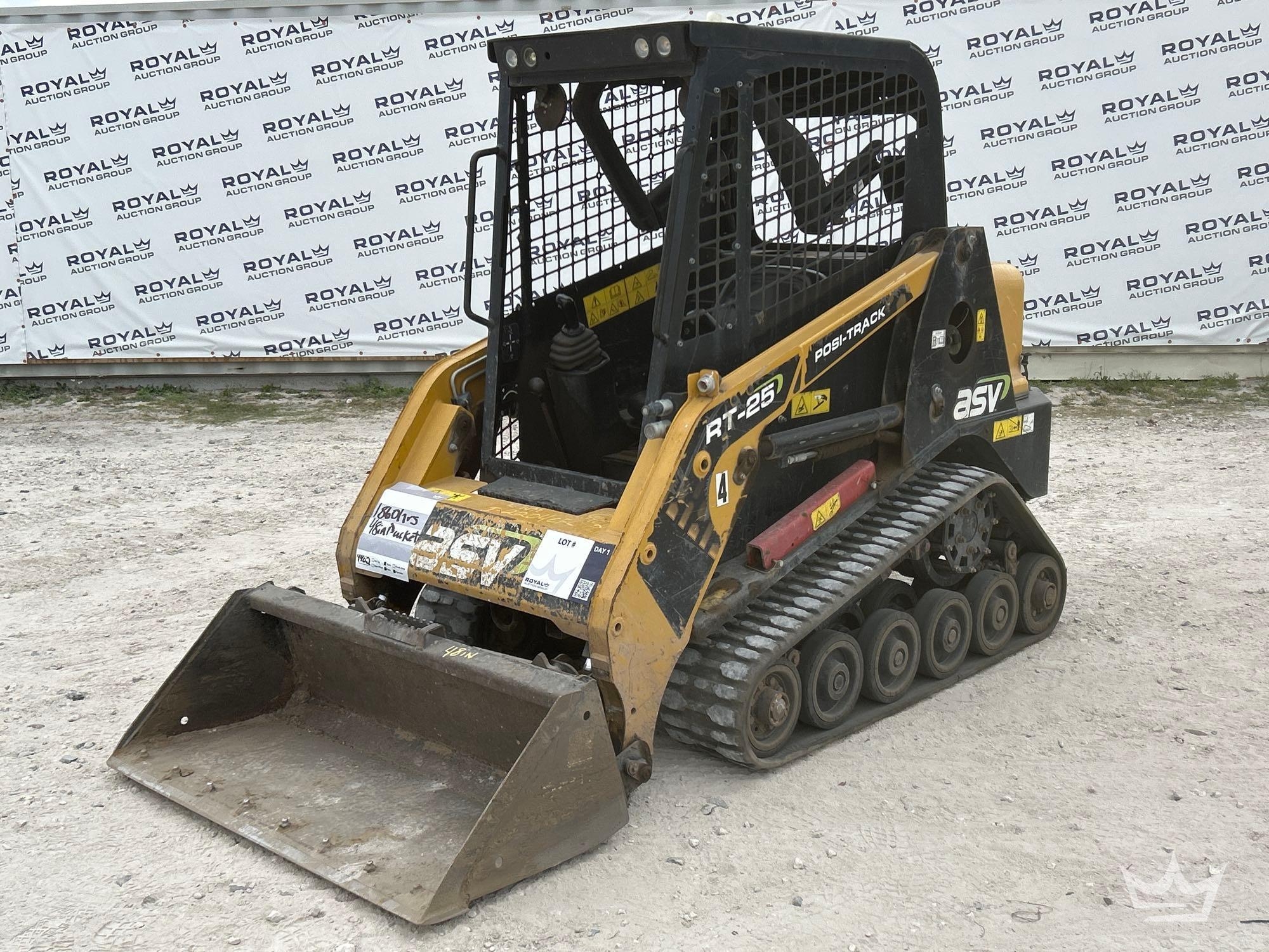 2021 ASV RT-25 Posi-Track Compact Track Loader Skid Steer (A61572)
