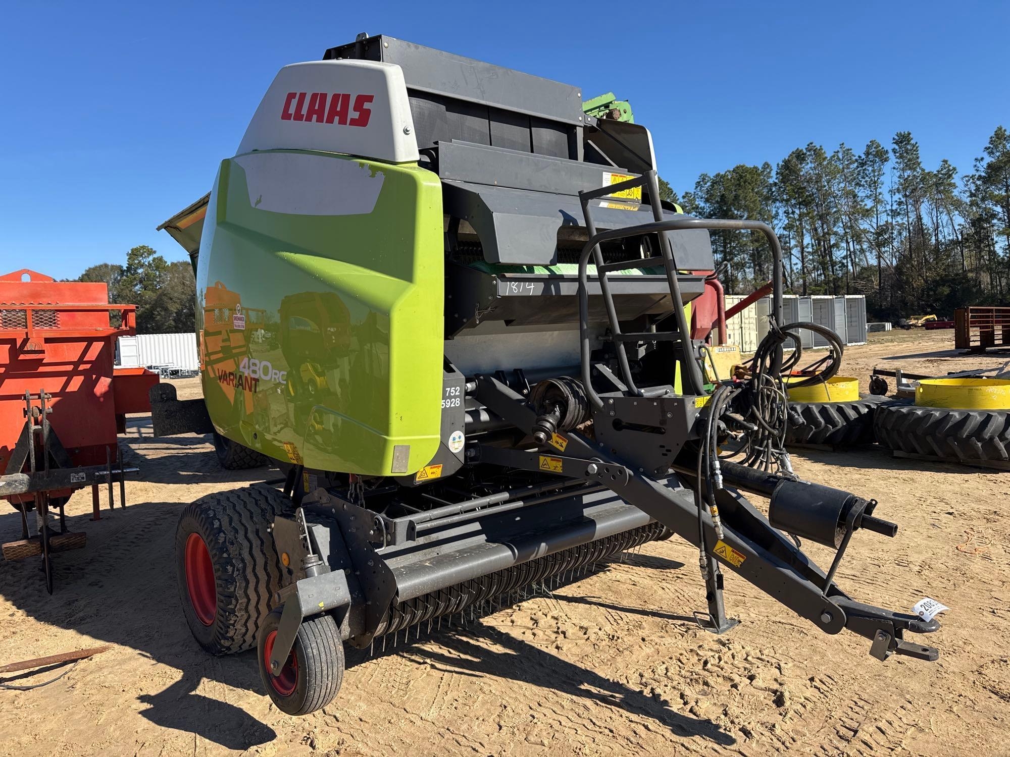 CLAAS VARIANT 480RC HAY BALER (A58375)