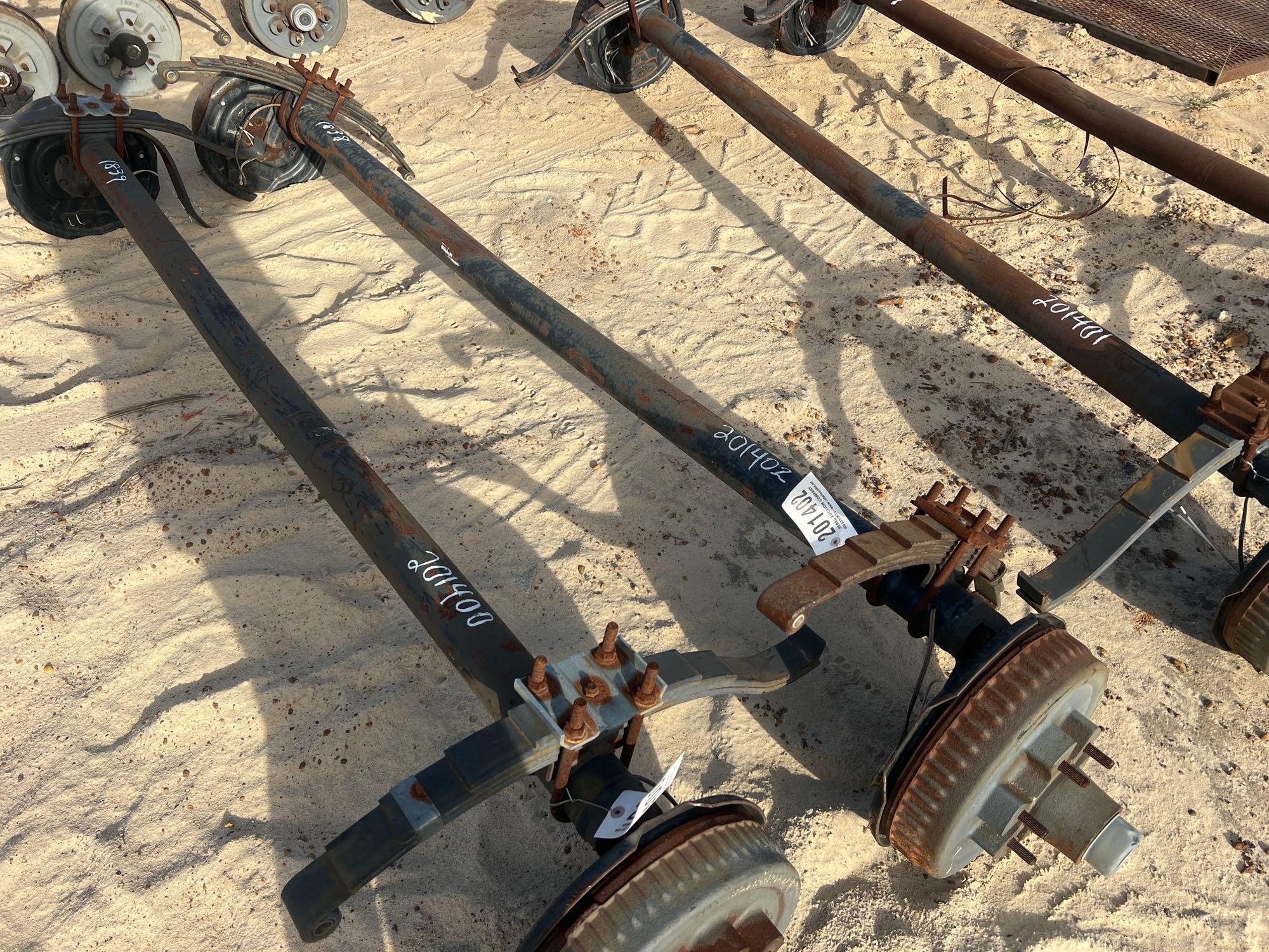 UNUSED (1) 5200# DROP AXLE W/ BRAKES (A54756)