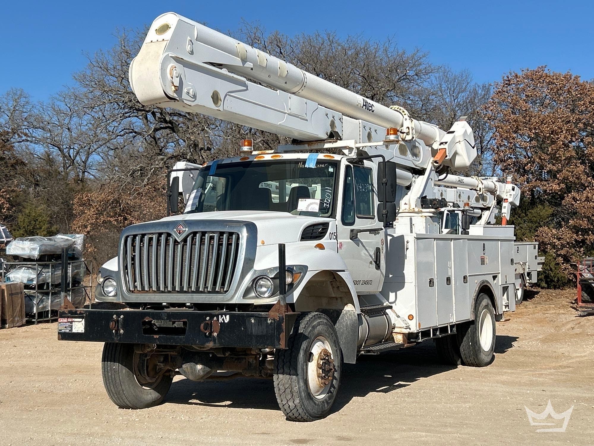 2014 International WorkStar 7300 4x4 Altec AA55E 55ft. Bucket Truck (A60352)