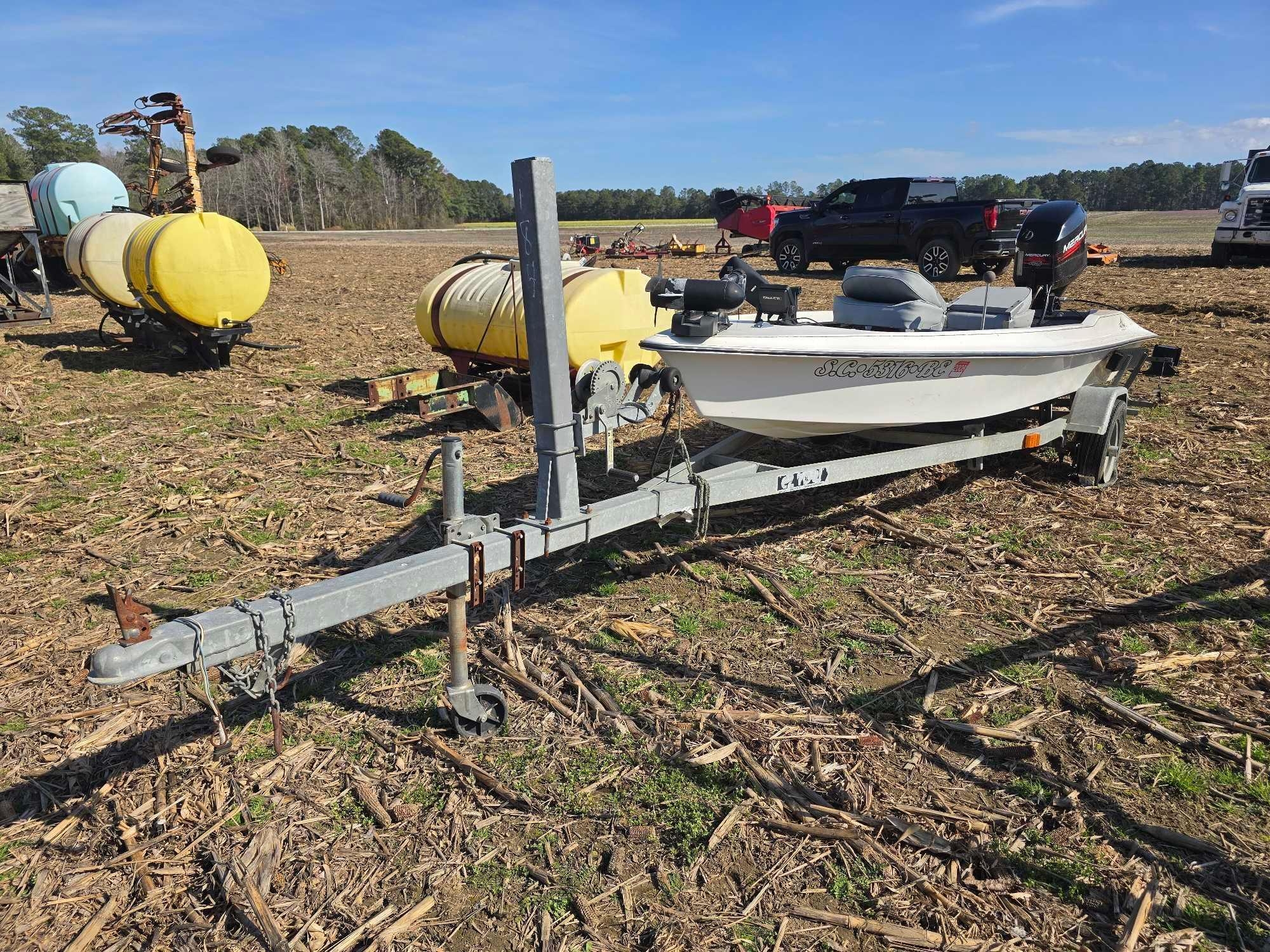 FAST CRAFT FIBERGLASS BOAT (A63291)