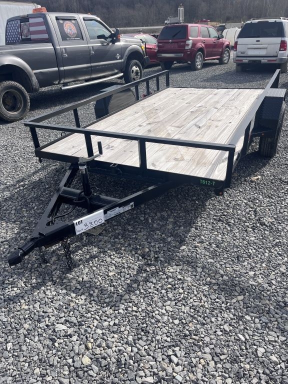 NEW 2025 Trailer by Premiere Single Axle 12' Tilt  (A62679)