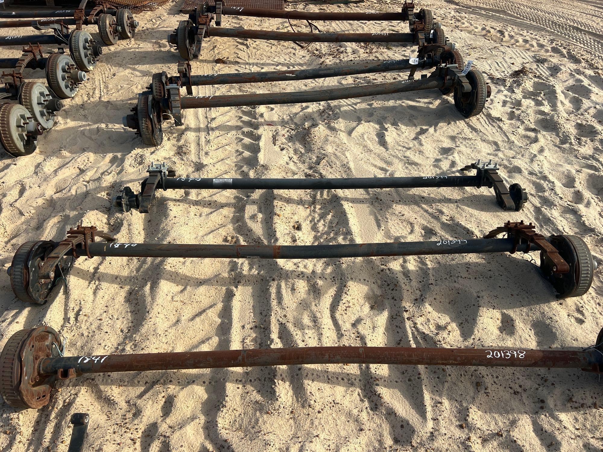 UNUSED (1) 3500# DROP AXLE W/ BRAKES (A54756)