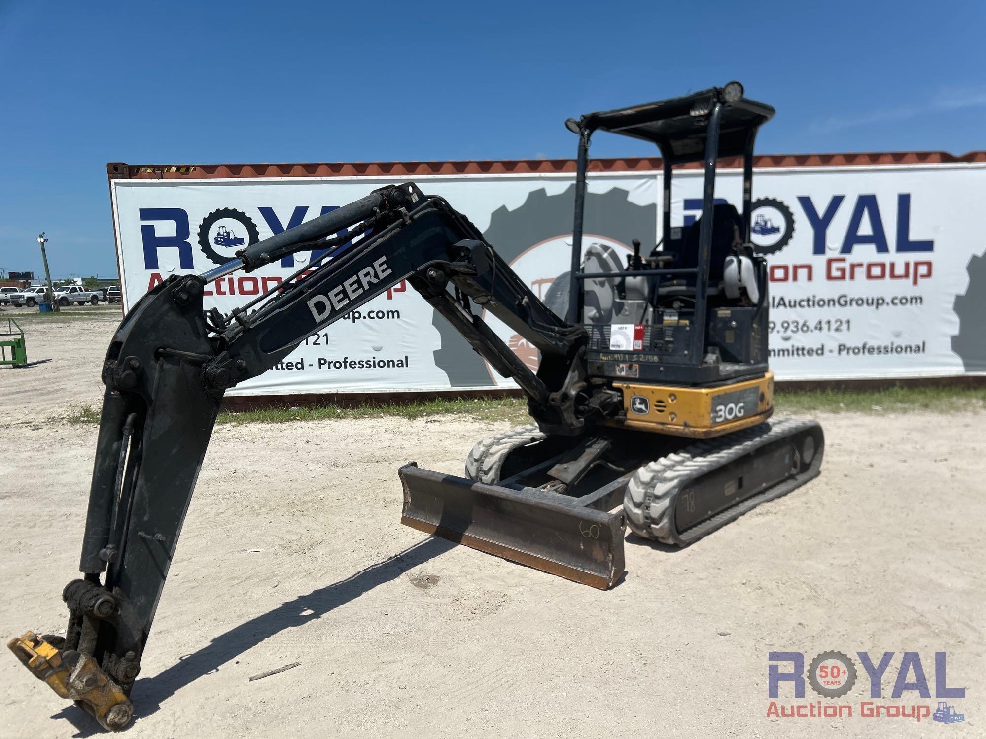 2017 John Deere 30G Mini Excavator (A46683)