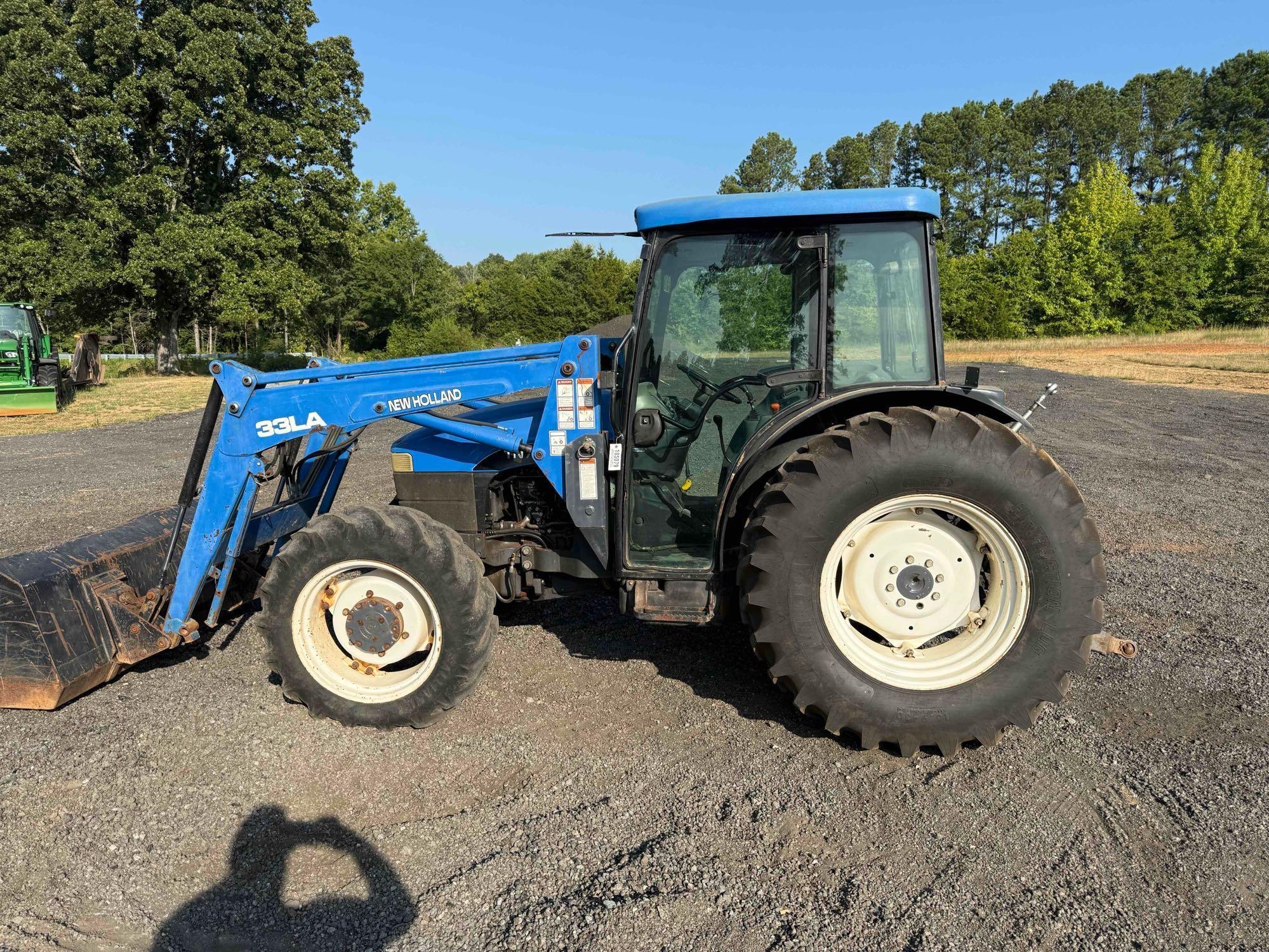 2002 NEW HOLLAND 4X4 TN75S TRACTOR (A51243)