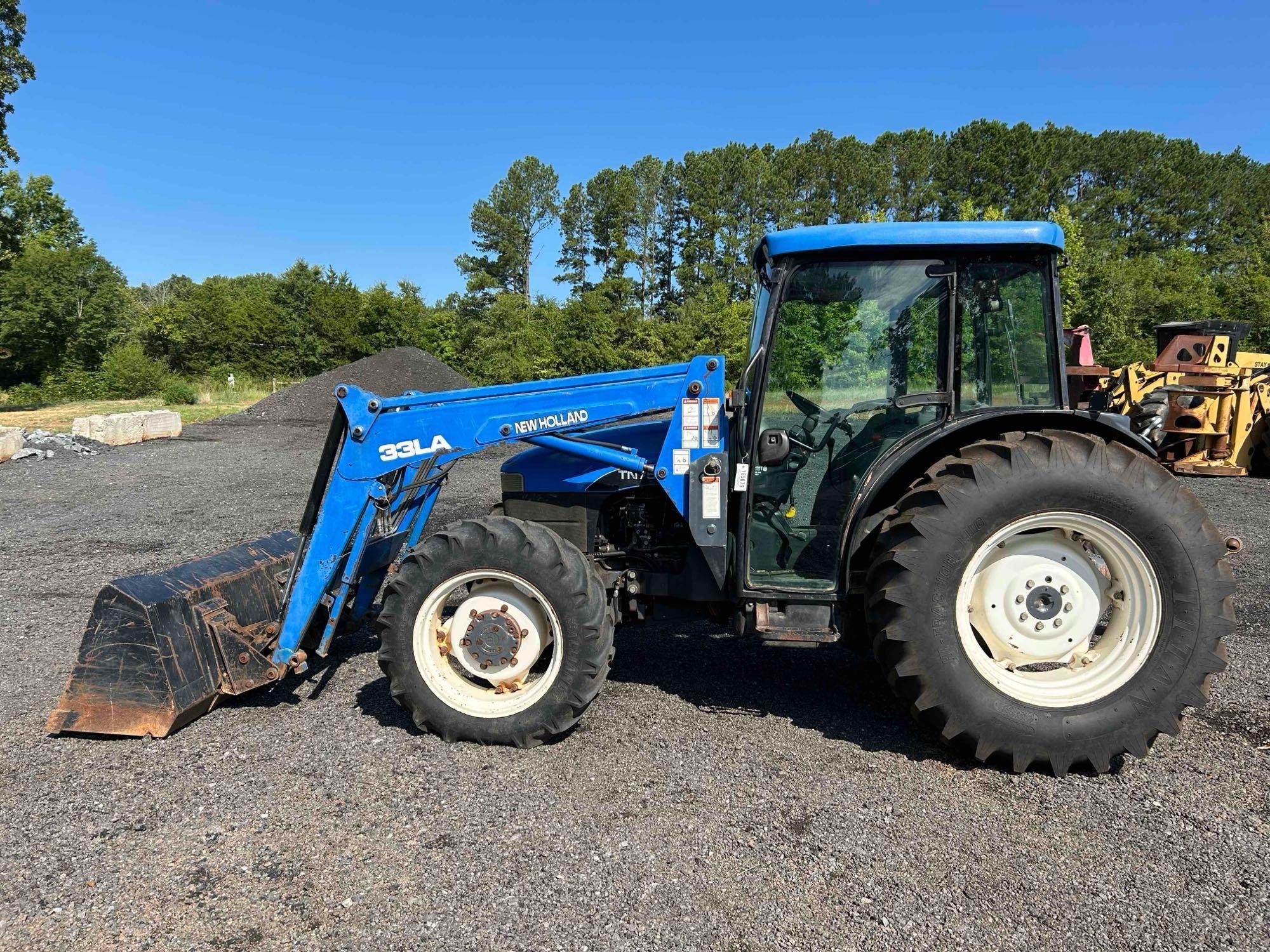 2002 New Holland TN75S 4X4 Loader Tractor (A51243)