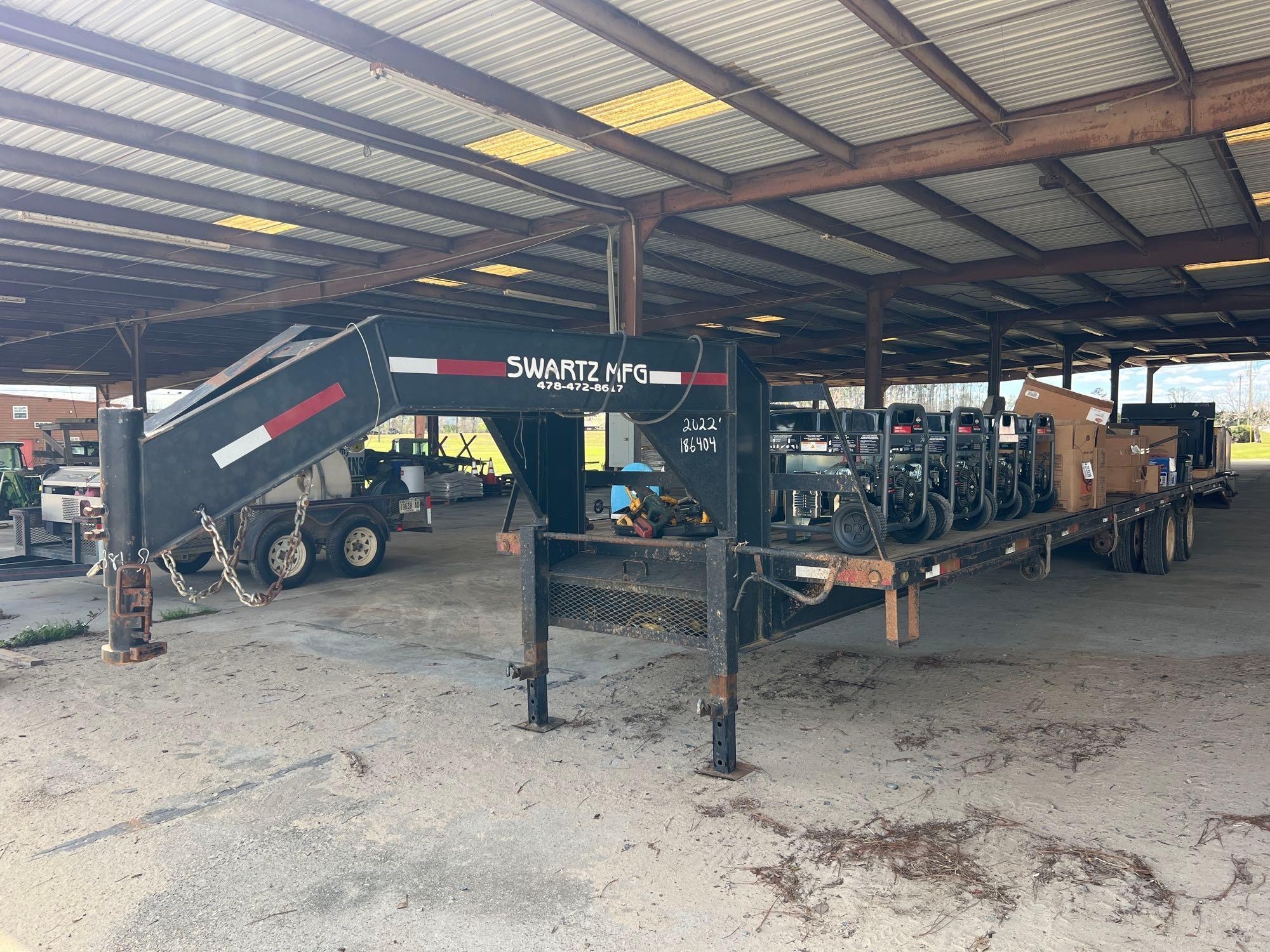 2022 SWARTZ 100" X 40' GOOSENECK TRAILER (A64276)