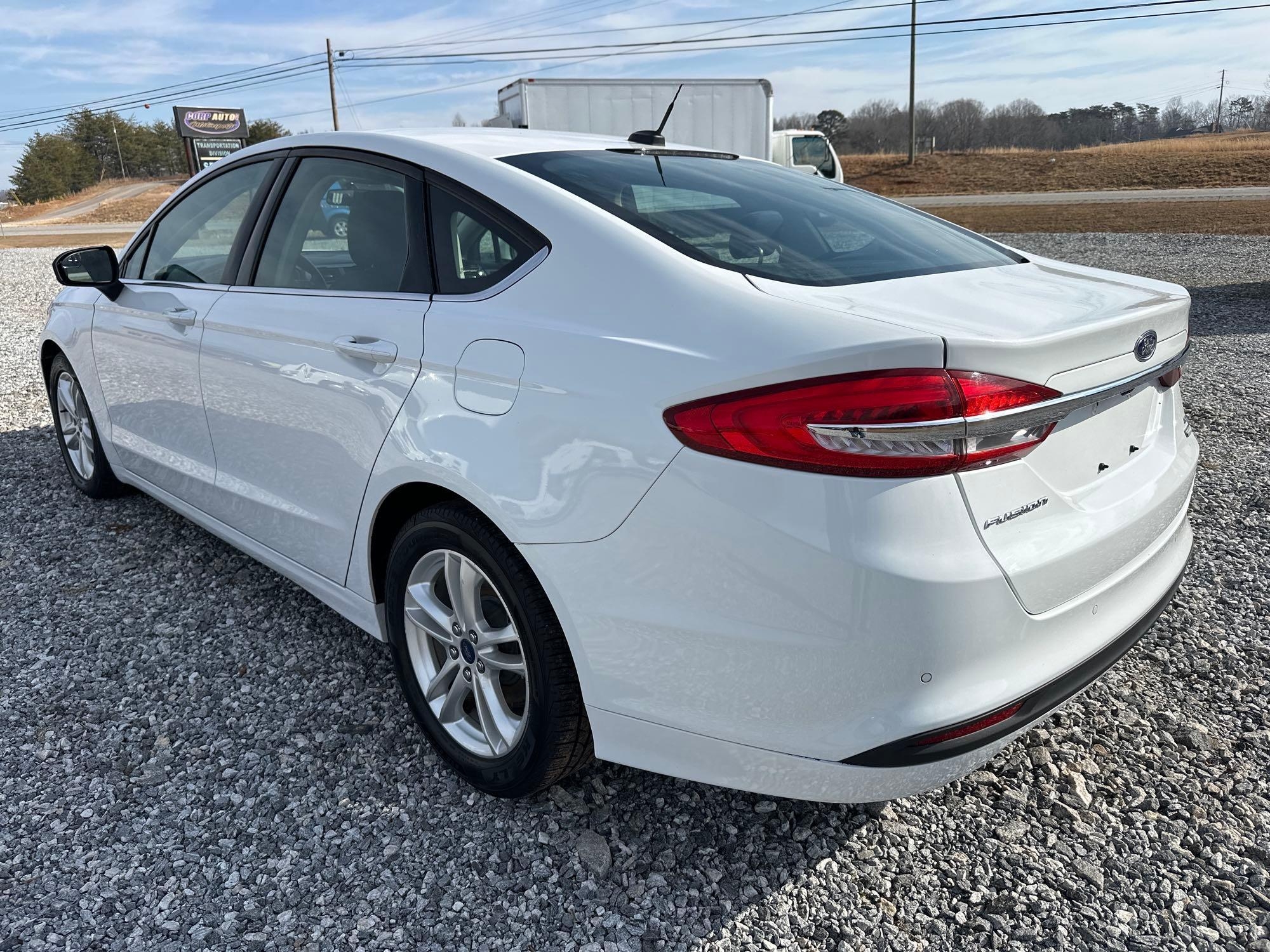 2018 Ford Fusion Passenger Car, VIN # 3FA6P0HD6JR217606 (A61165)
