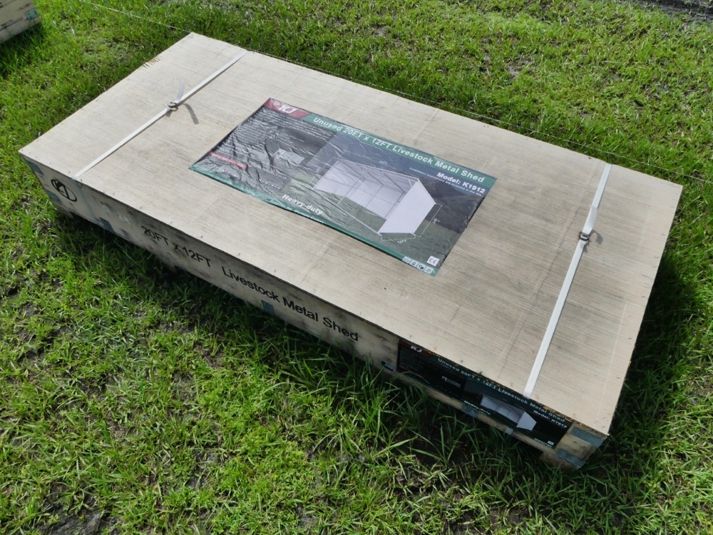 20'x12' Livestock Metal Shed (A53316)
