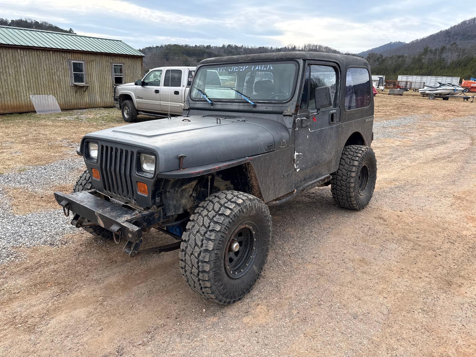 1990 Jeep Wrangler Multipurpose Vehicle (MPV), VIN # 2J4FY29T5LJ516997 (A61165)