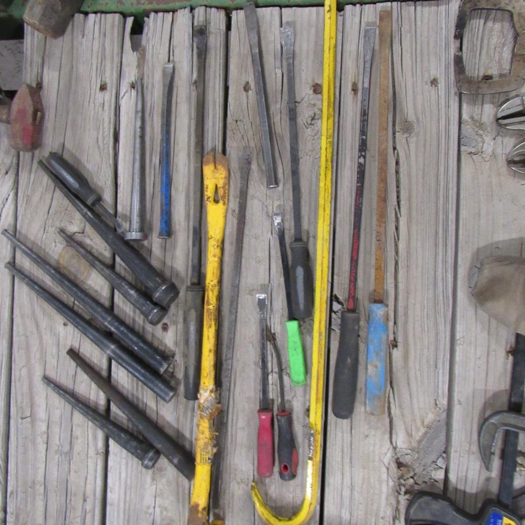 LOT: Assorted Pry Bars & Punches (A59076)