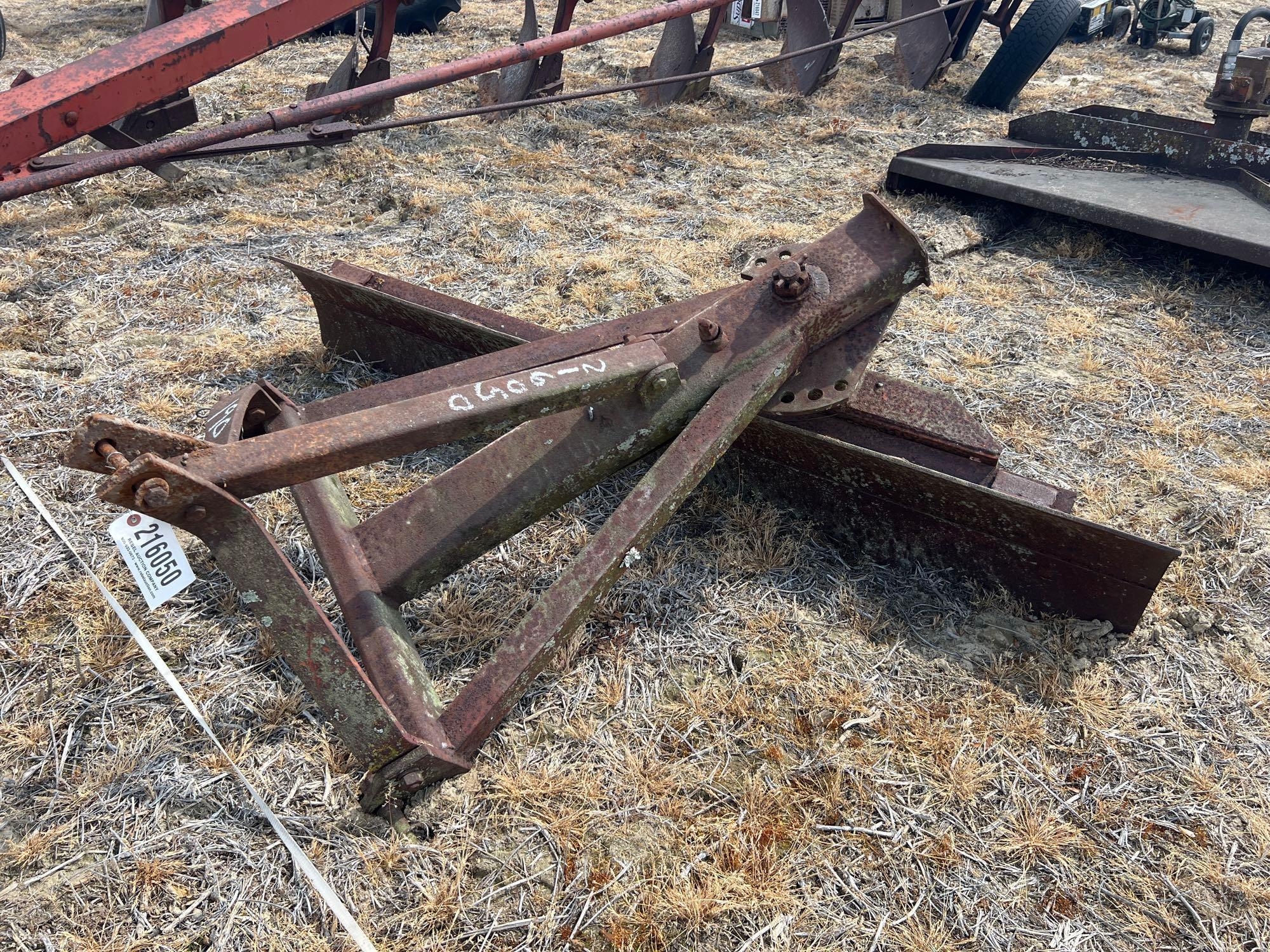 6' SCRAPE BLADE W/ SLIDE, 3PT (A64278)