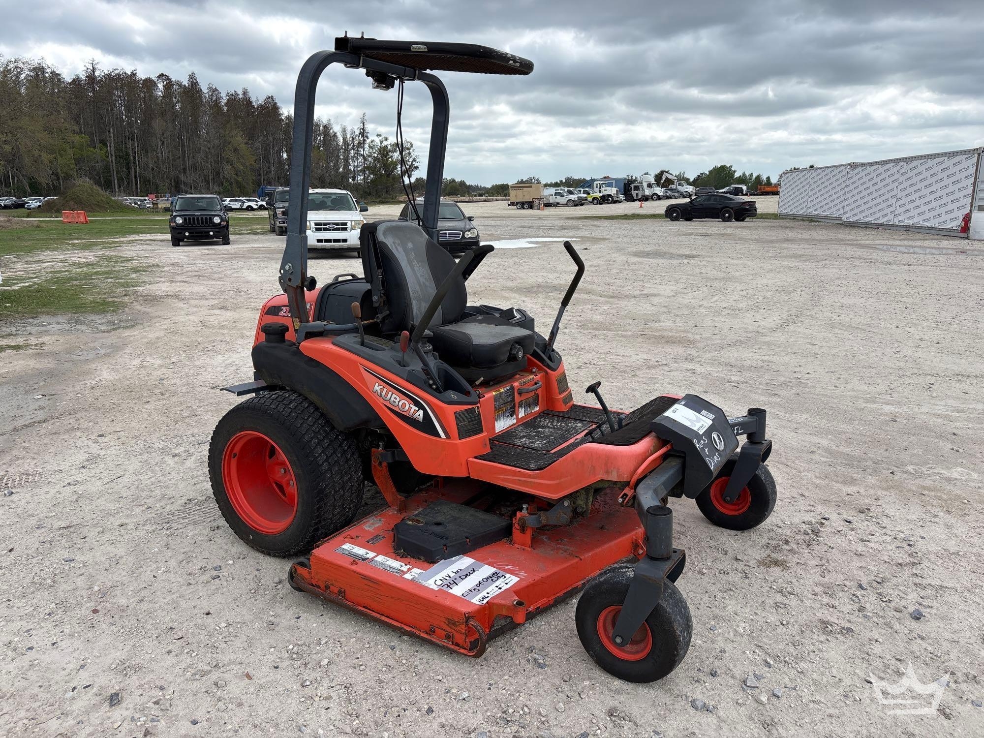 2015 Kubota ZD1211RL 74in Zero Turn Mower (A64553)