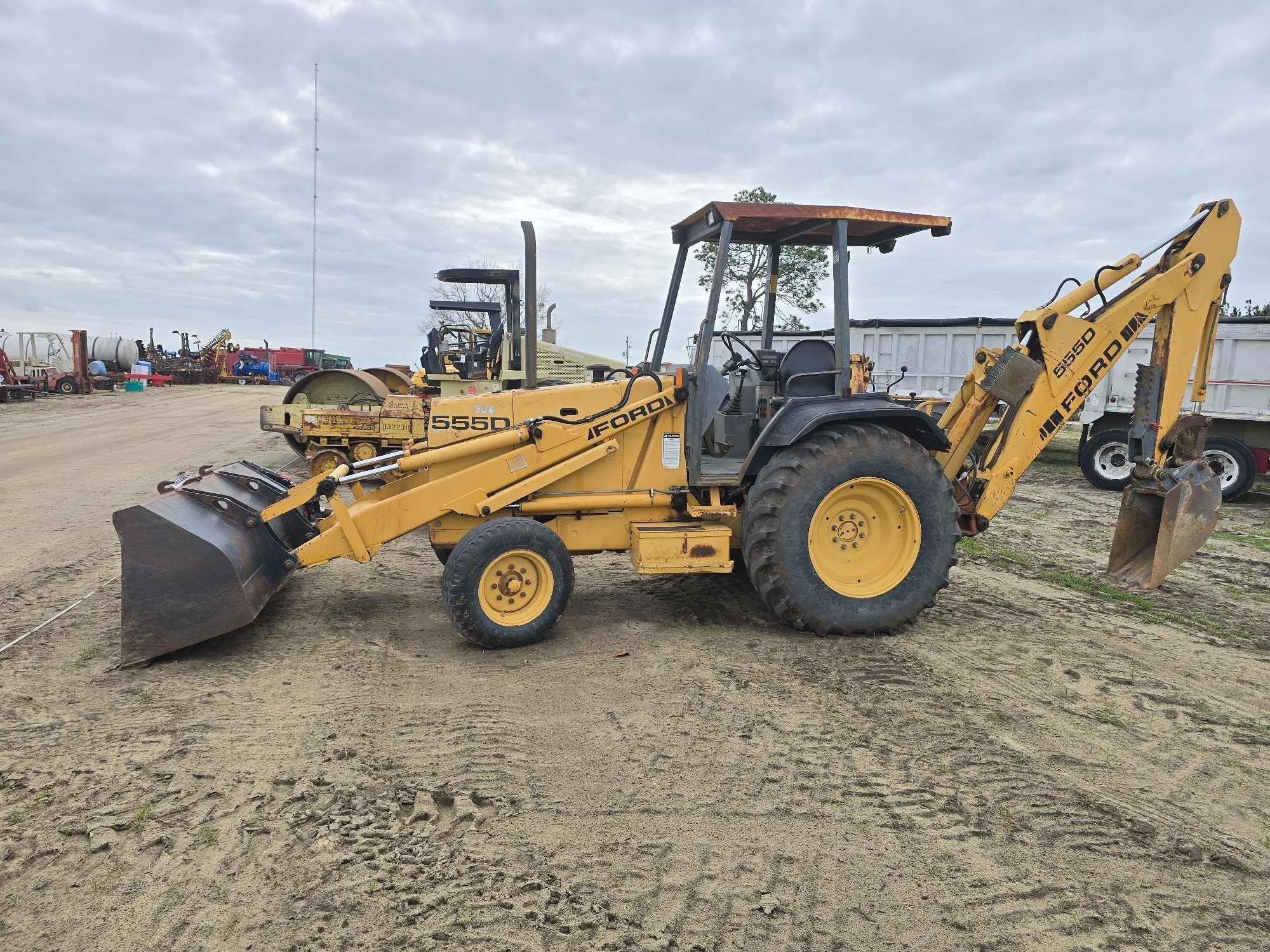 1994 NEW HOLLAND 555D BACKHOE (A63290)