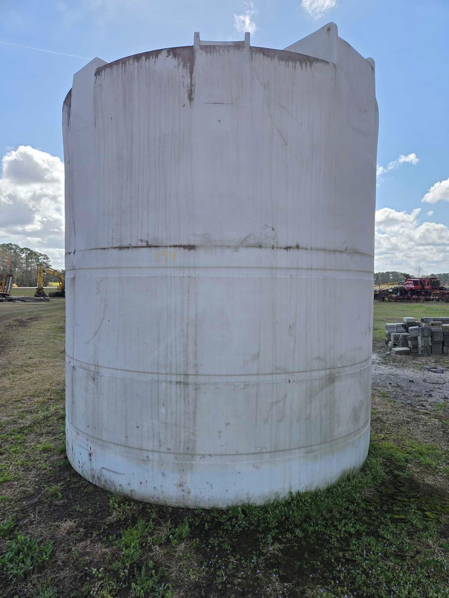 6000 GAL FLAT BOTTOM POLY STORAGE TANK (A63291)