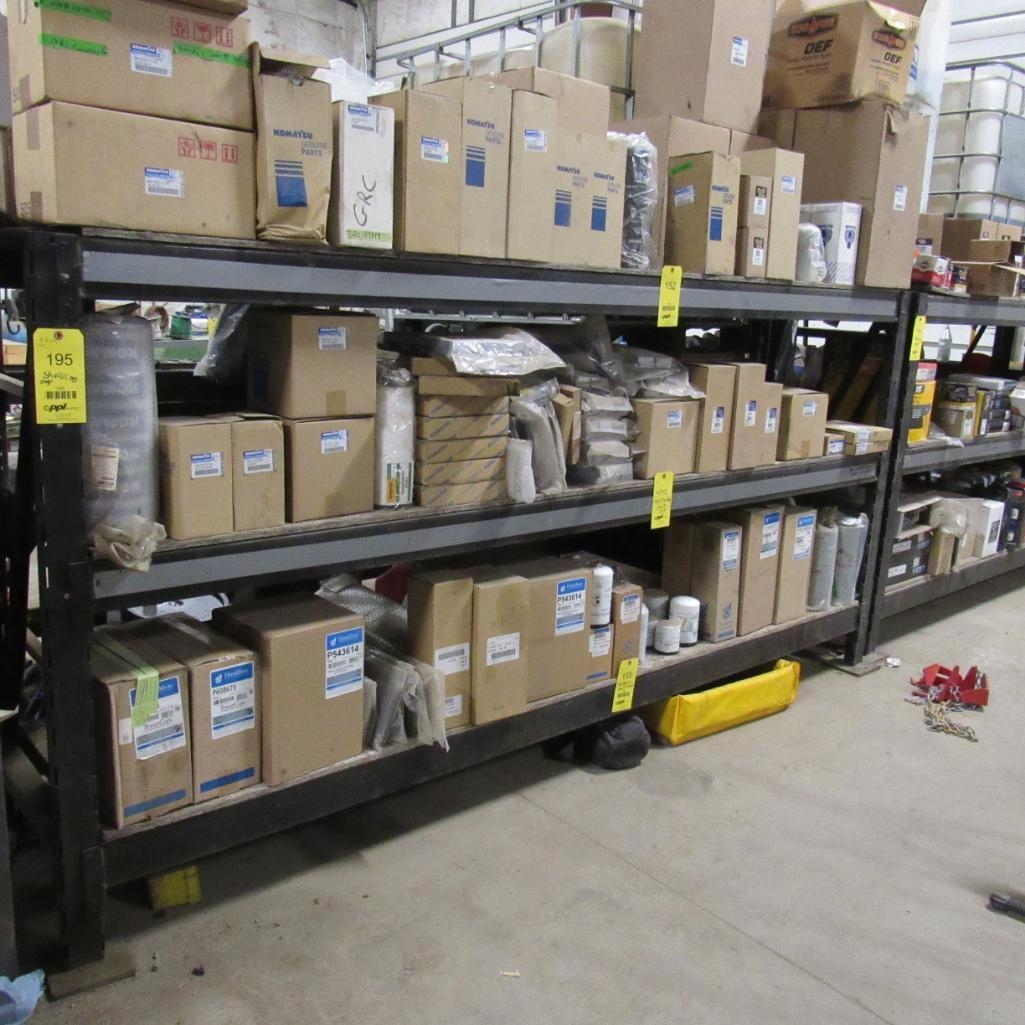 LOT: (3) Adjustable Steel Racking Sections, 9' W x 24" D x 56" H (CONTENTS NOT INCLUDED - DELAYED (A59076)