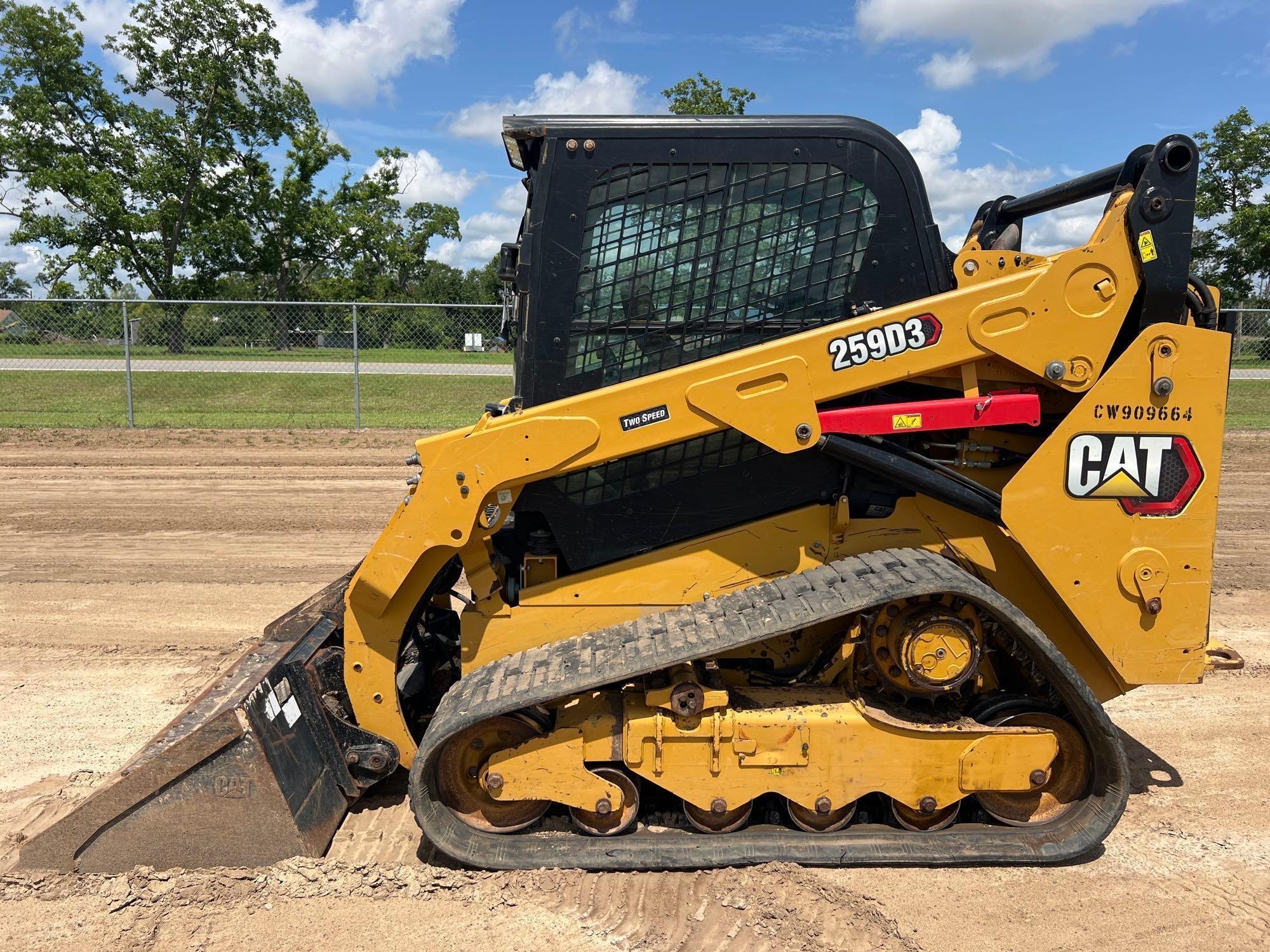 2021 CATERPILLAR 259D3 SKID STEER (A50458)