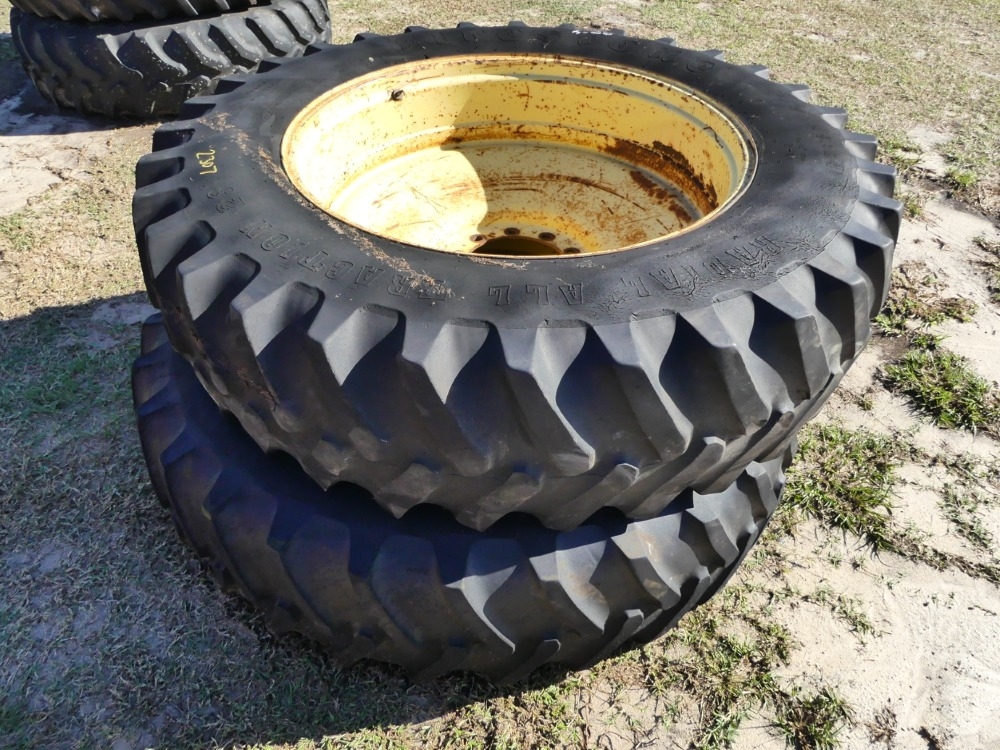 (2) Firestone 18.4R42 Tires w/Rims (A56469)