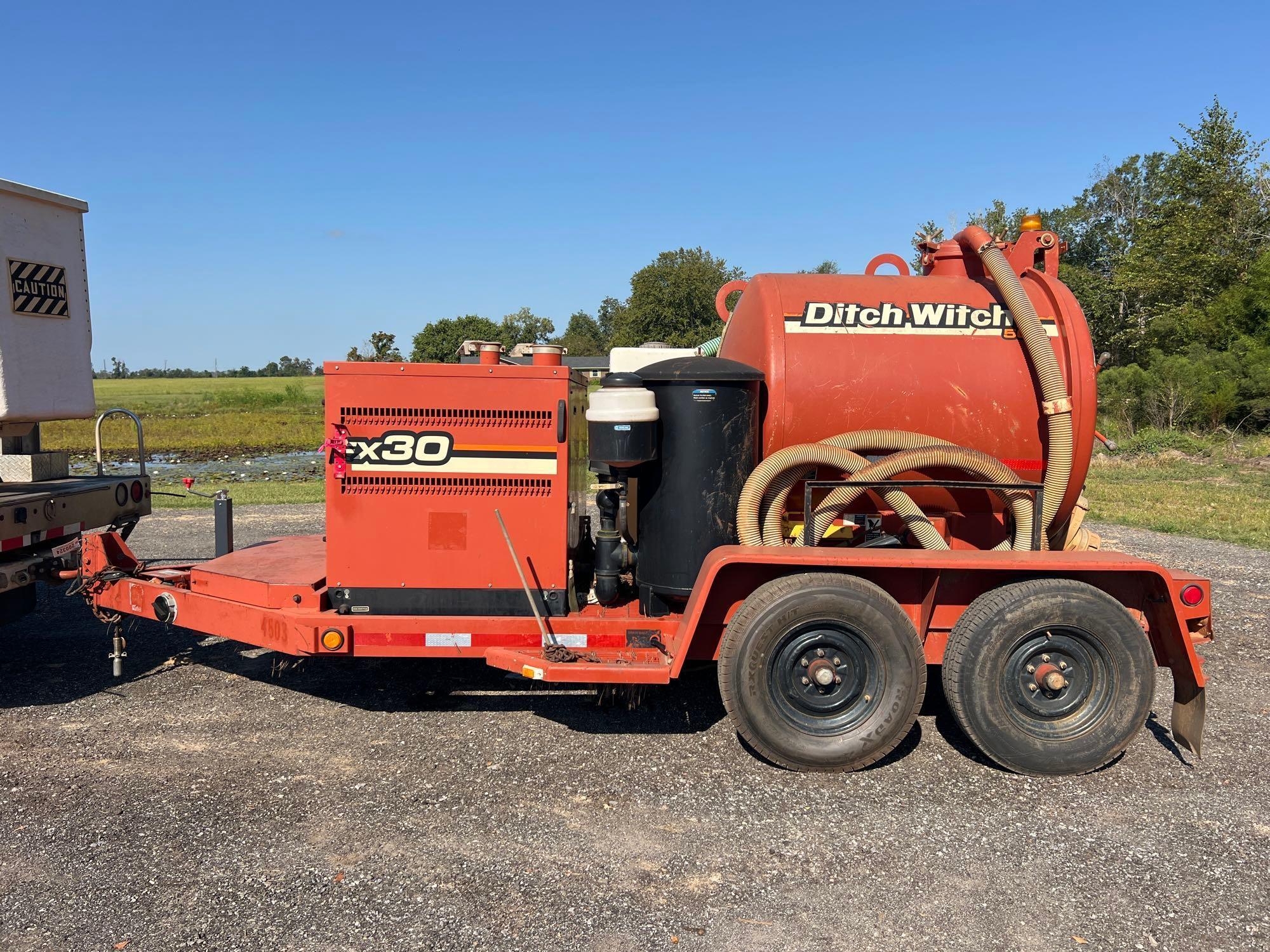 2002 DITCH WITCH FX30 VACUUM EXCAVATOR TRAILER (A51406)