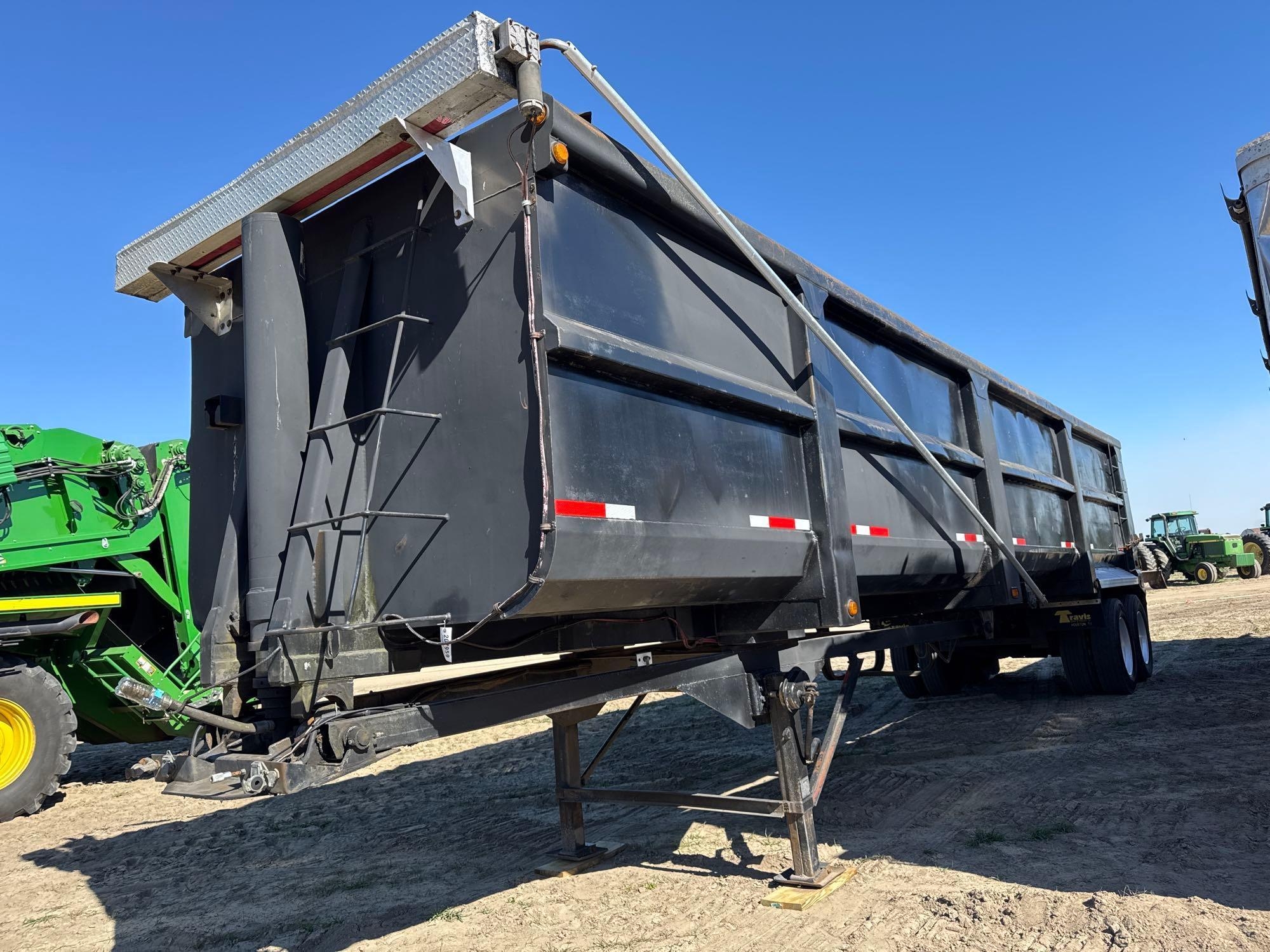 2001 TRAVIS 102" X 37' DUMP TRAILER (A63290)