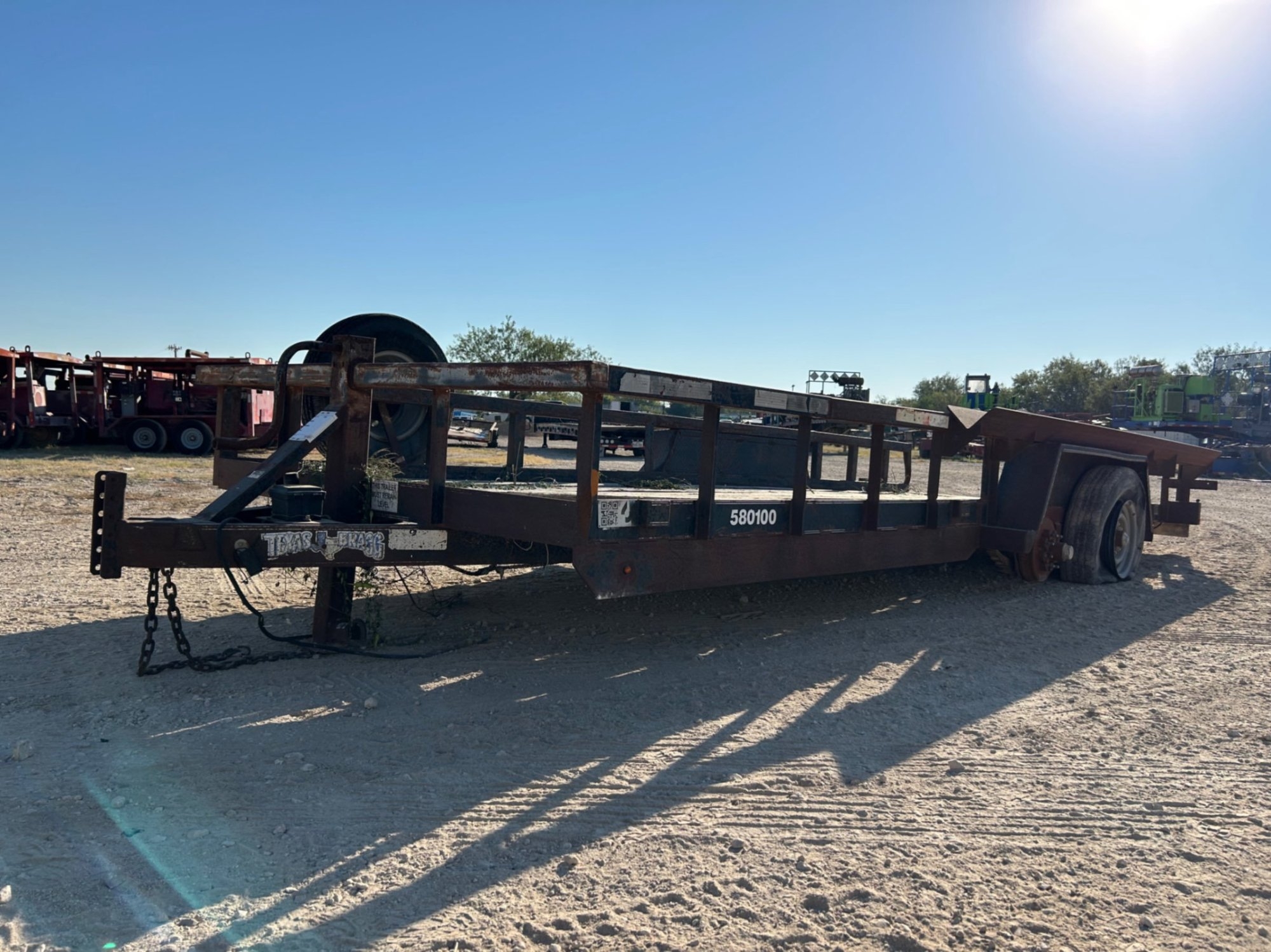 2008 TEXAS BRAGG 20 UTILITY TRAILER (A55745)