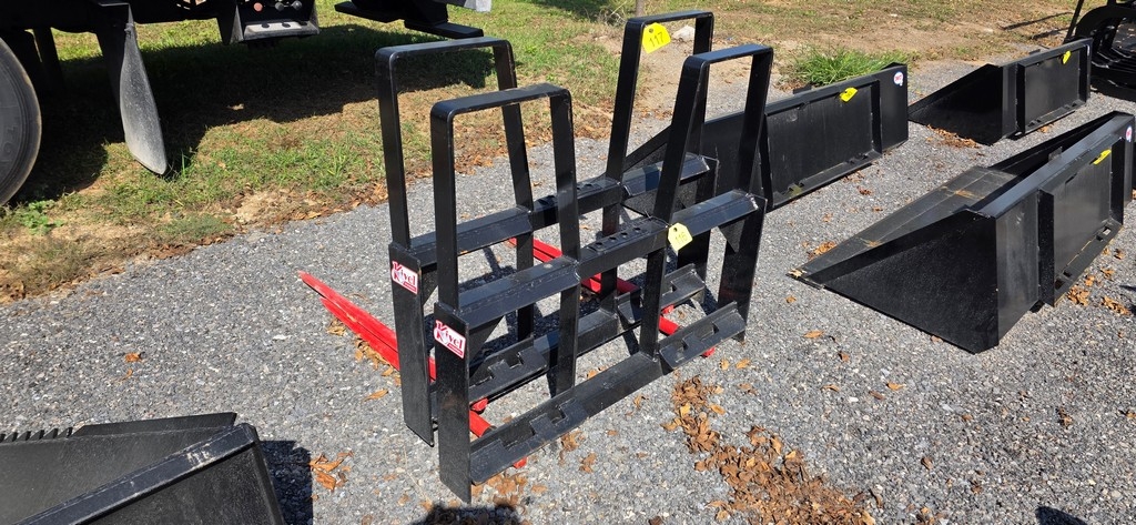 New Kivel Skidloader Double High Back Bale Spear (A50775)