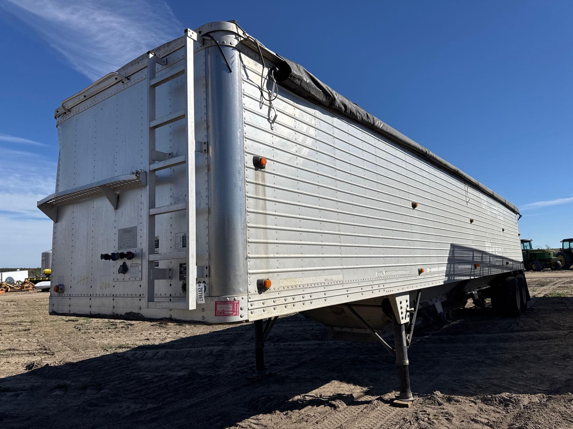 1996 TIMPTE ALUMINUM HOPPER BOTTOM TRAILER (A63290)