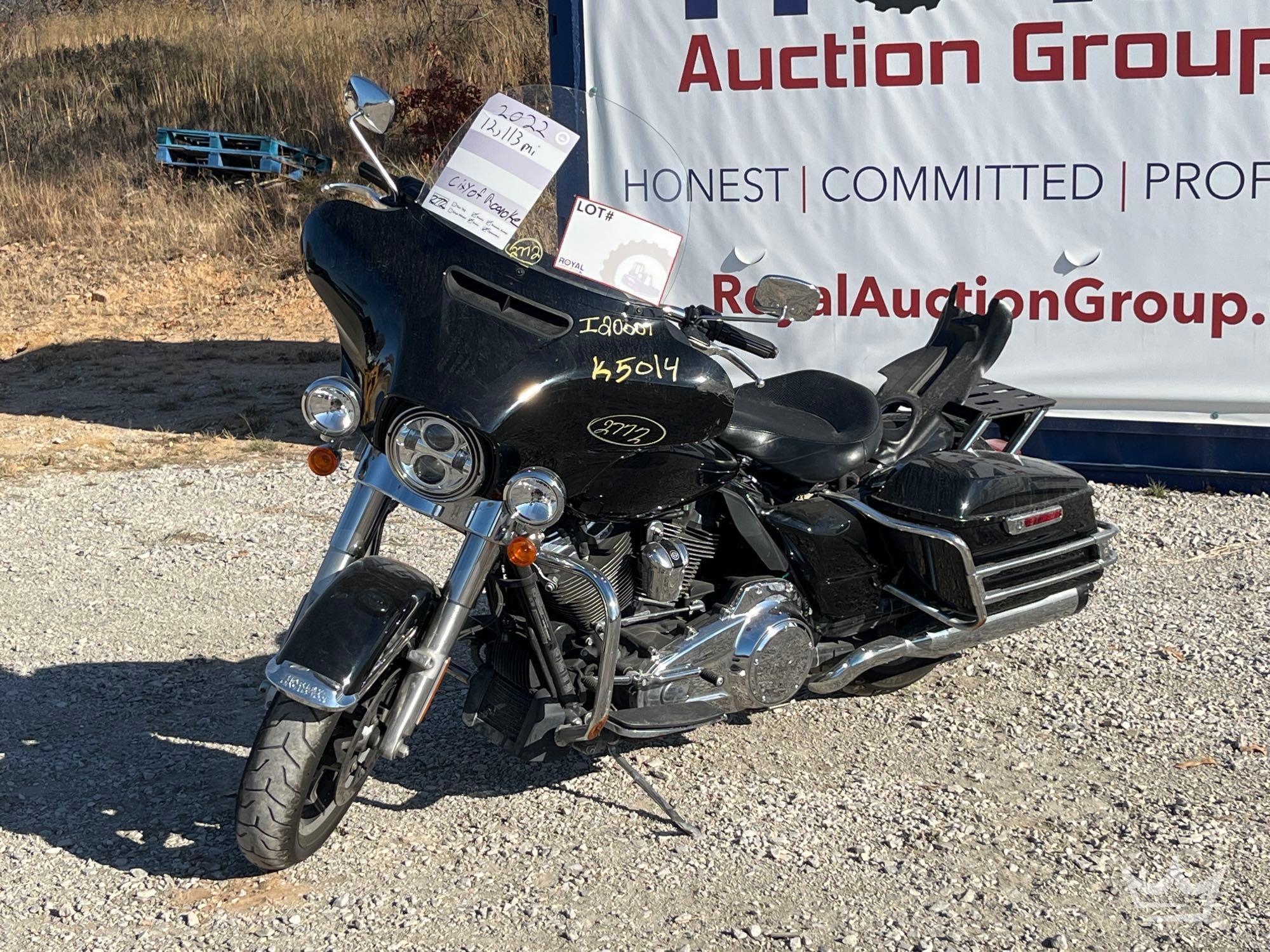 2022 Harley-Davidson FLHTP Police Electra Glide Motorcycle (A55973)