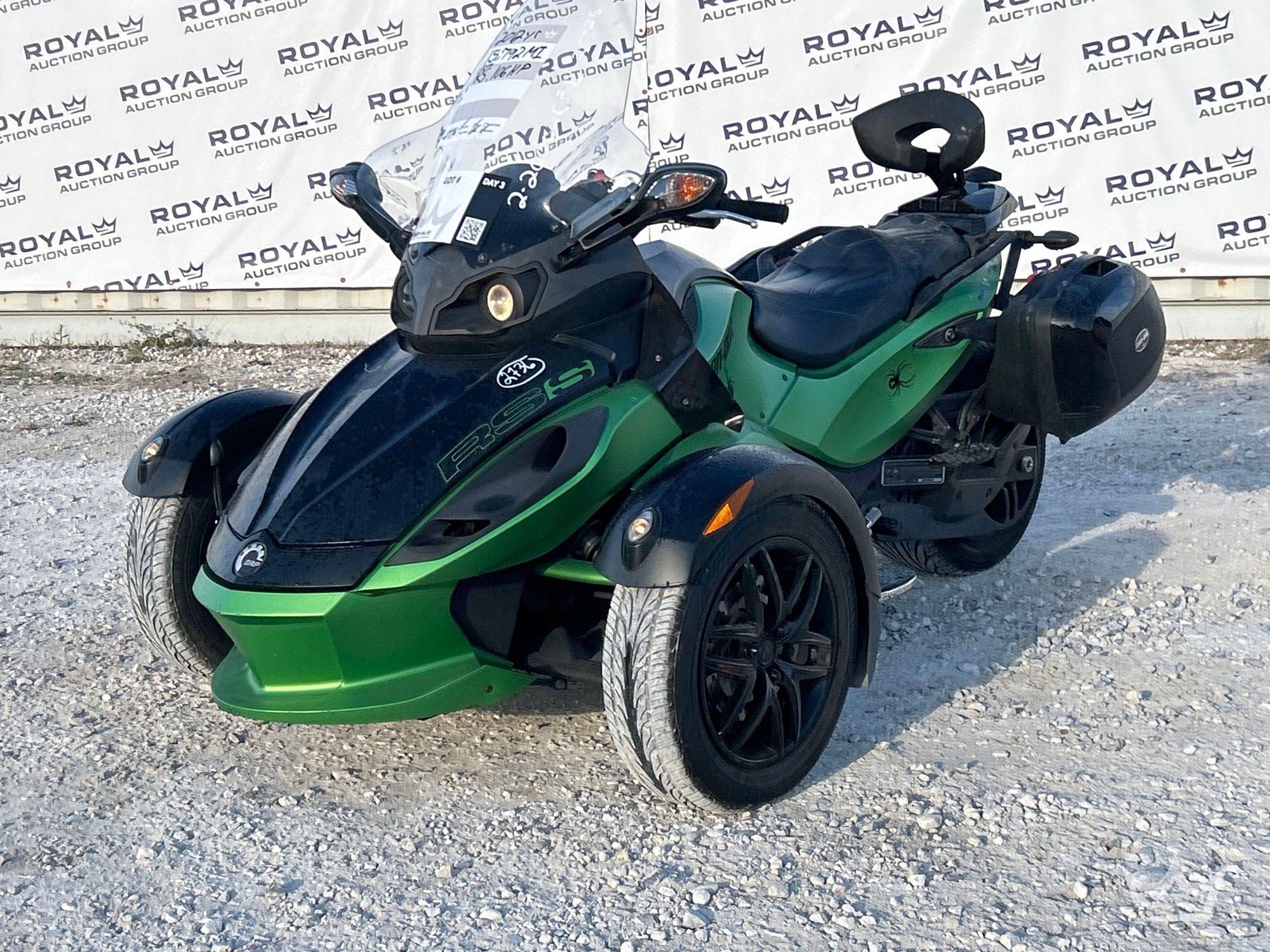 2012 Can-Am Spyder Motorcycle (A61574)