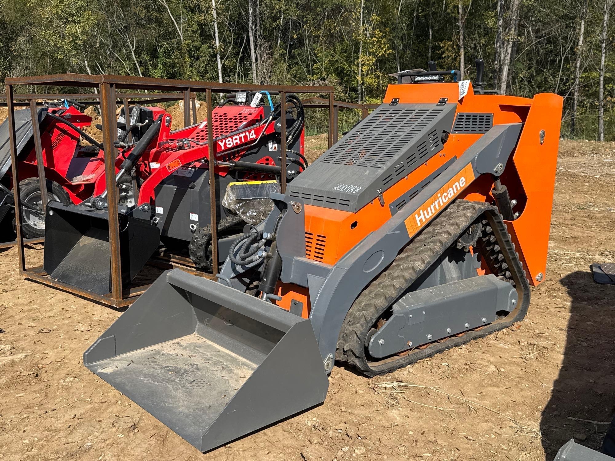 UNUSED HURRICANE STAND ON SKID STEER (A52706)