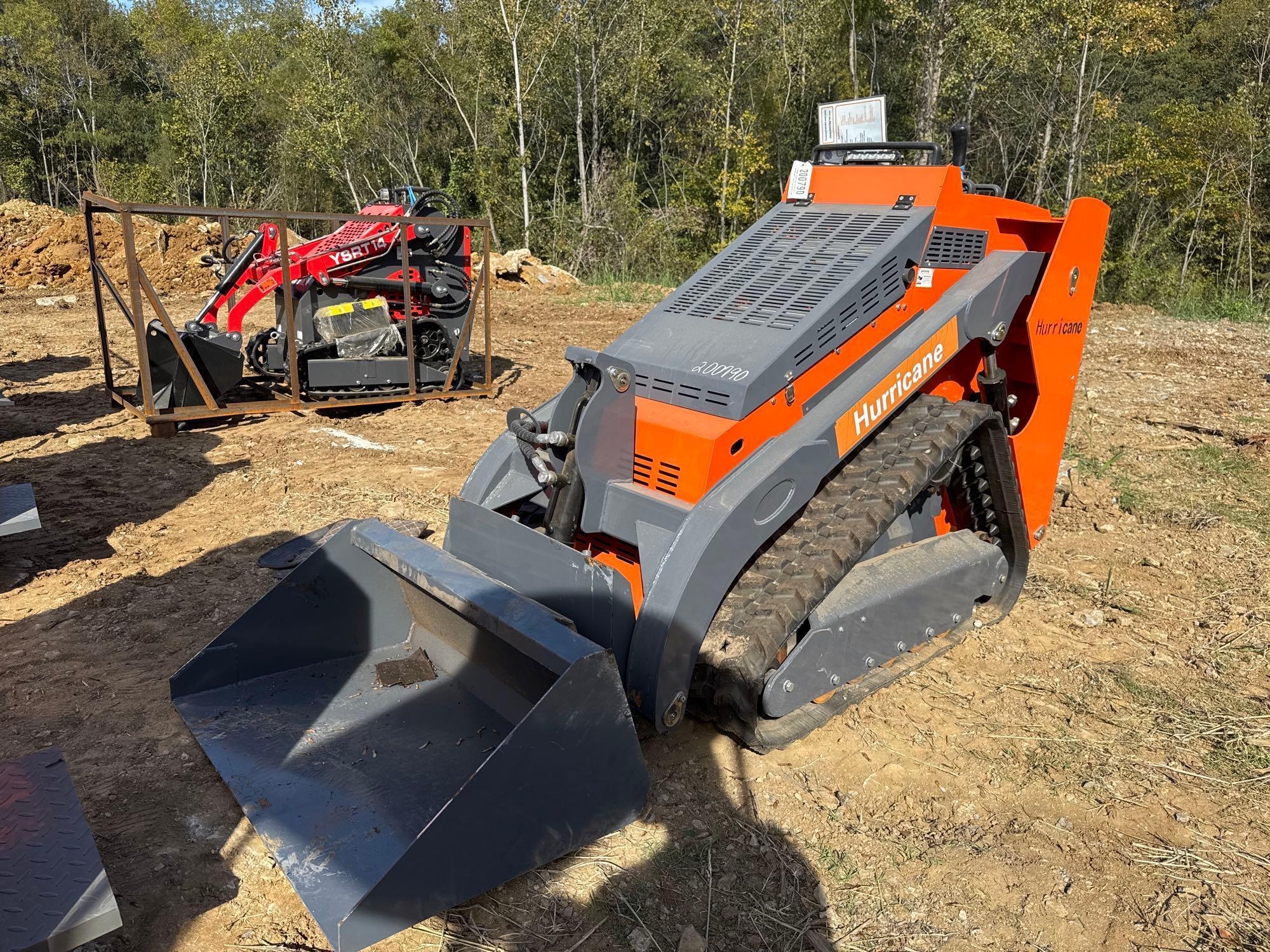 UNUSED HURRICANE STAND ON SKID STEER (A52706)