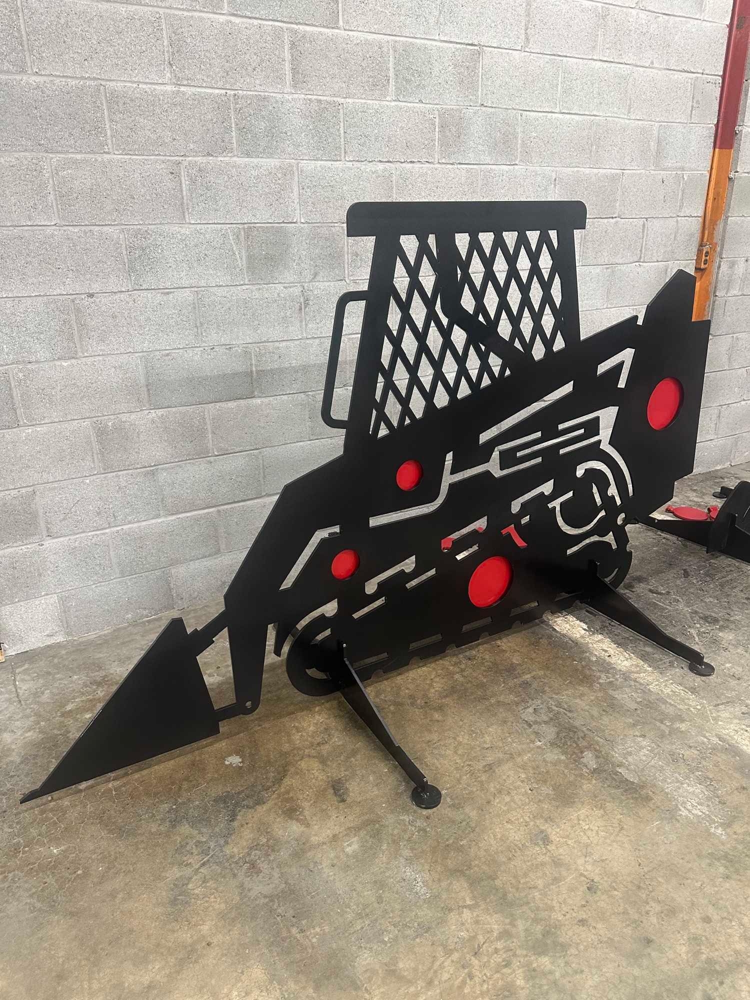 UNUSED TRACK SKID STEER AR500 3/8" STEEL SHOOTING (A58376)