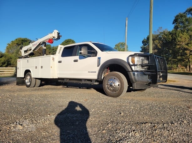 2018 FORD F450 XL 4x4 CREWCAB 5K LB SERVICE CRANE (A62613)