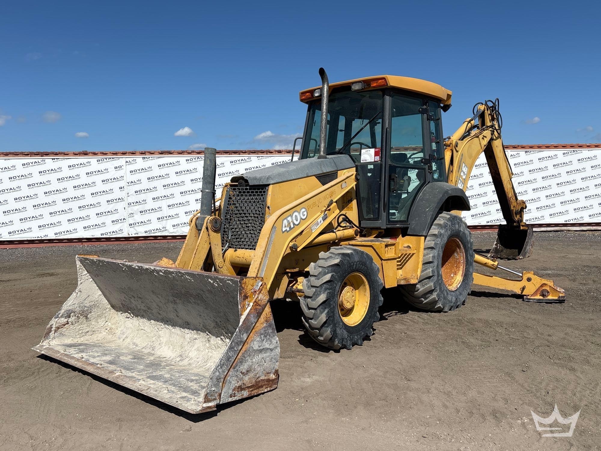 2004 John Deere 410G Extendahoe Loader Backhoe (A61567)
