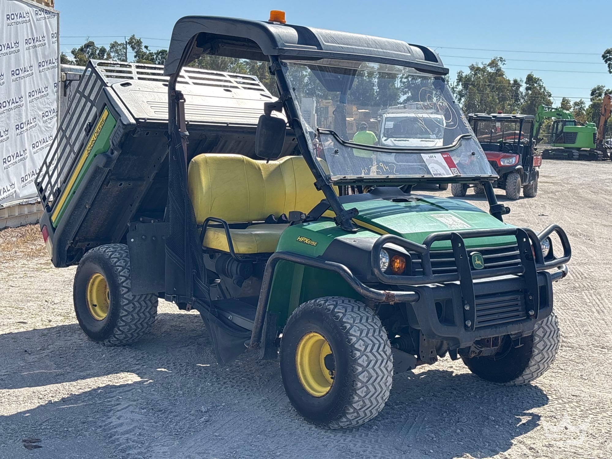 2020 John Deere HPX615E Gator 4x4 Diesel Utility Cart (A61572)