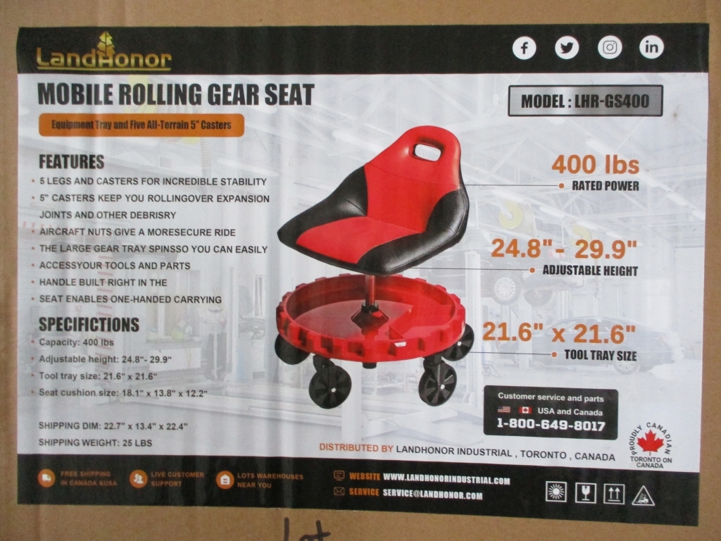 Rolling Shop Stool (A66408)