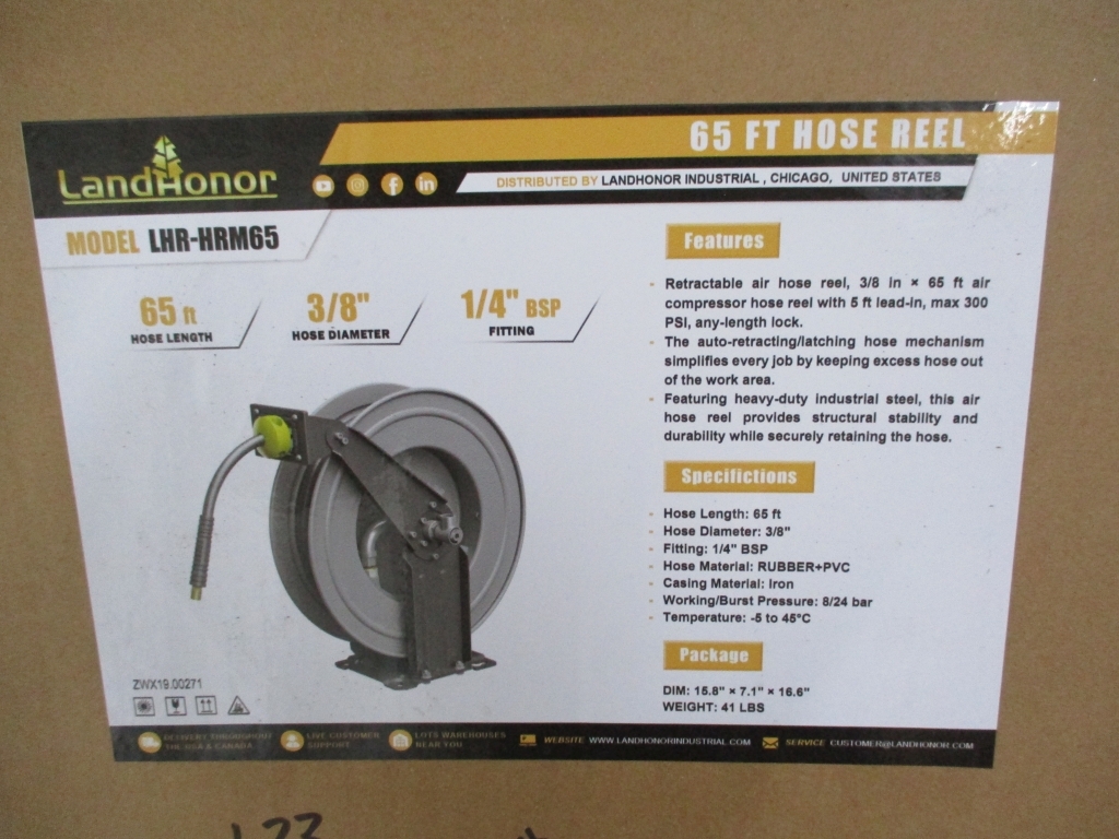 65' Air Hose Reel (A66408)